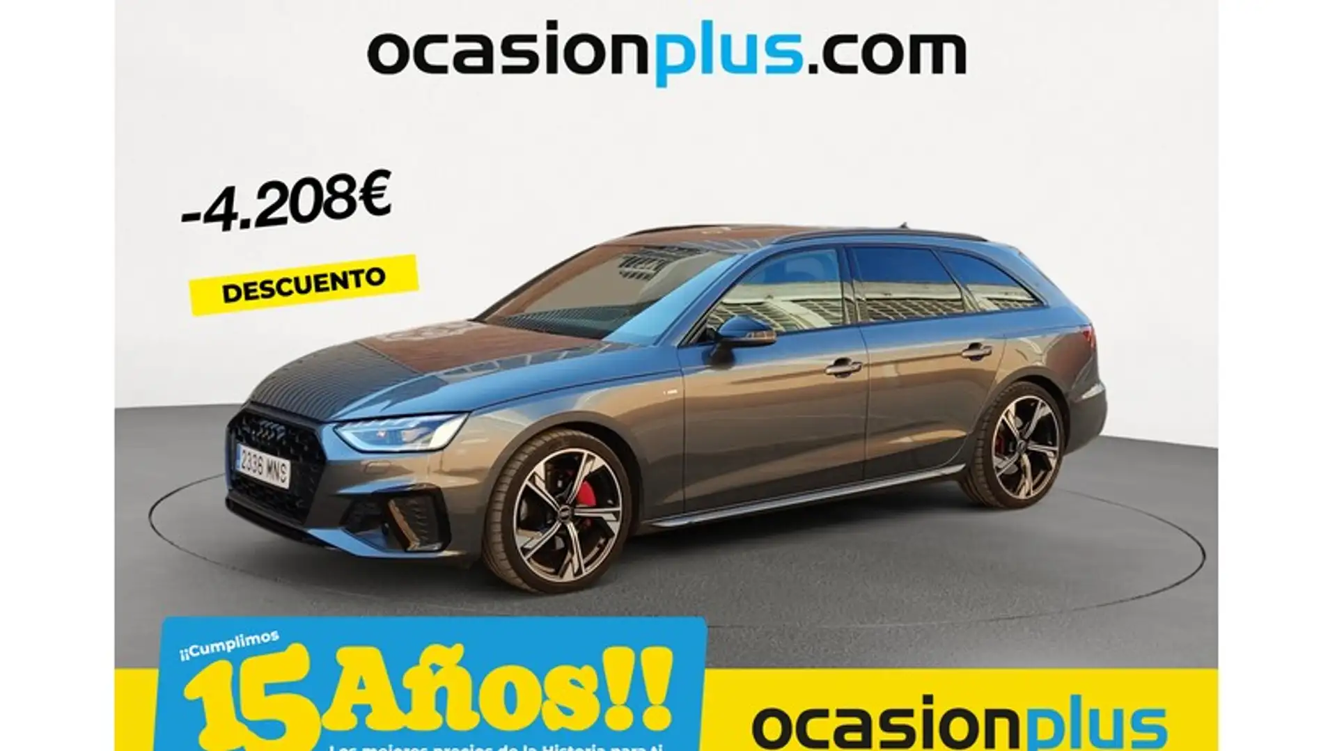Audi A4 Avant 40 TDI Black line quattro S tronic 150kW Gris - 1