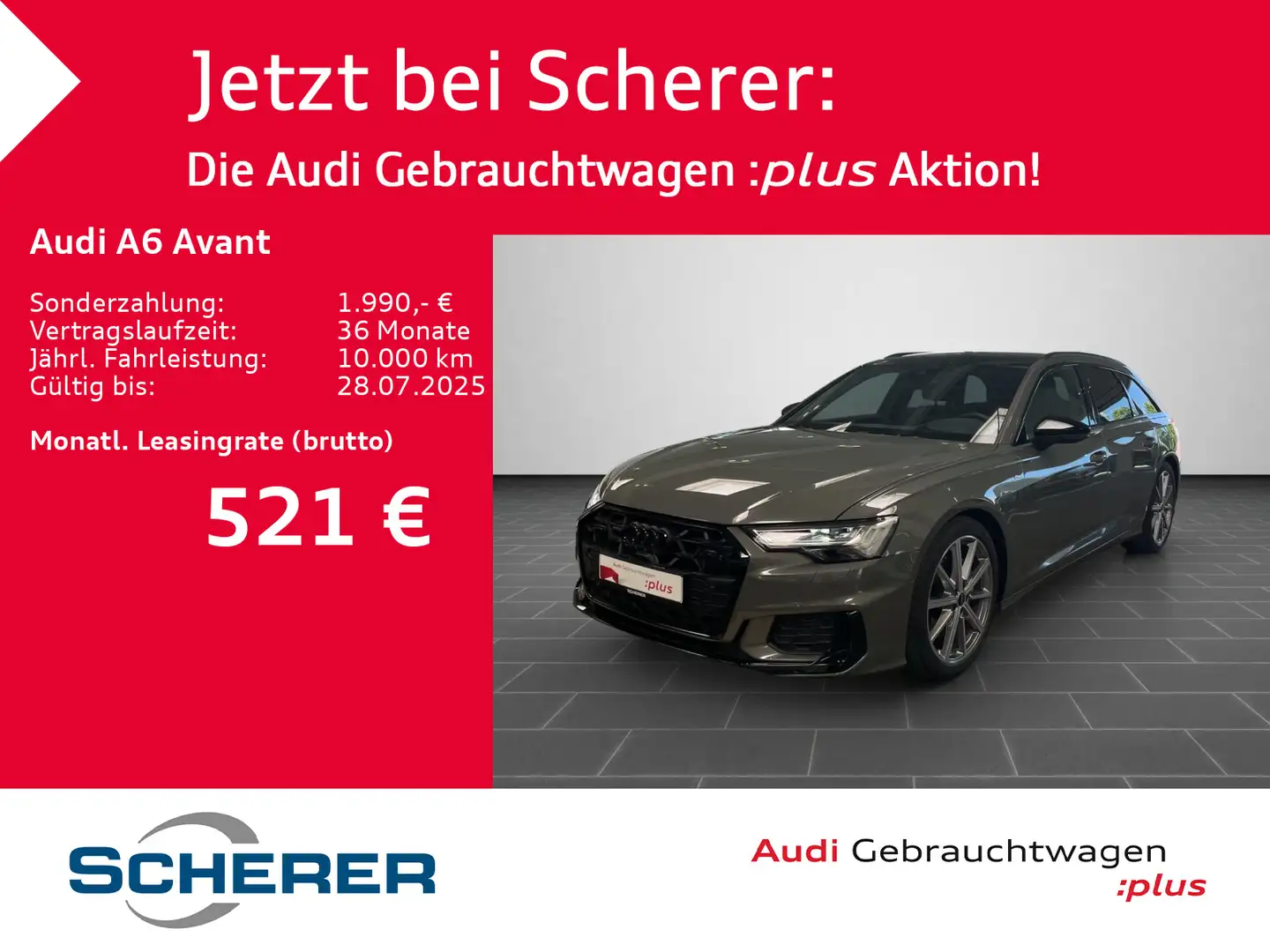 Audi A6 S line 45 TFSI quattro 195(265) kW(PS) Grau - 1