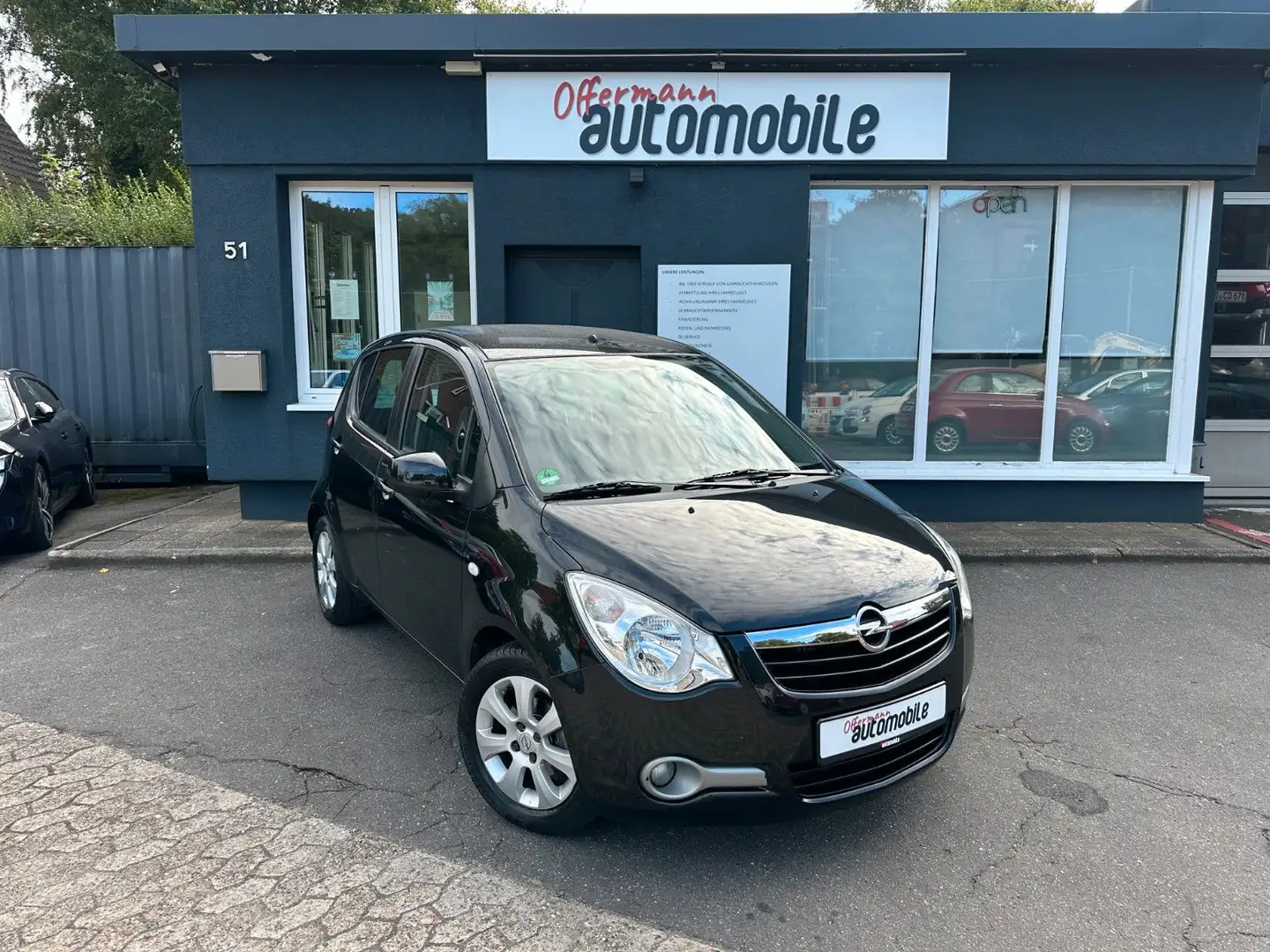 Opel Agila B Edition*Klima*Allwetter*Alu* Schwarz - 1