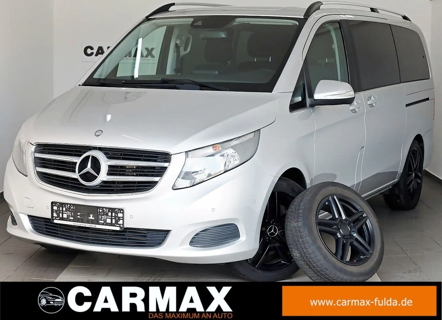 Mercedes-Benz V 250 d EDITION lang Sport/Park Paket,Navi,SH,AHK Silver - 1