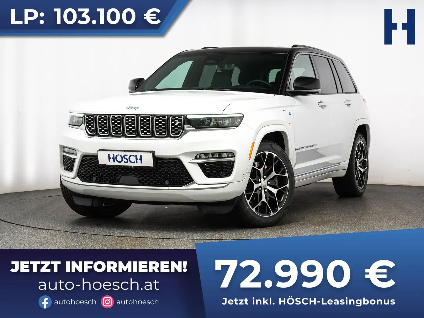 Jeep Grand Cherokee 4xe PHEV Summit Reserve HIGH-END VOLLAUSSTATTUNG Weiß - 1