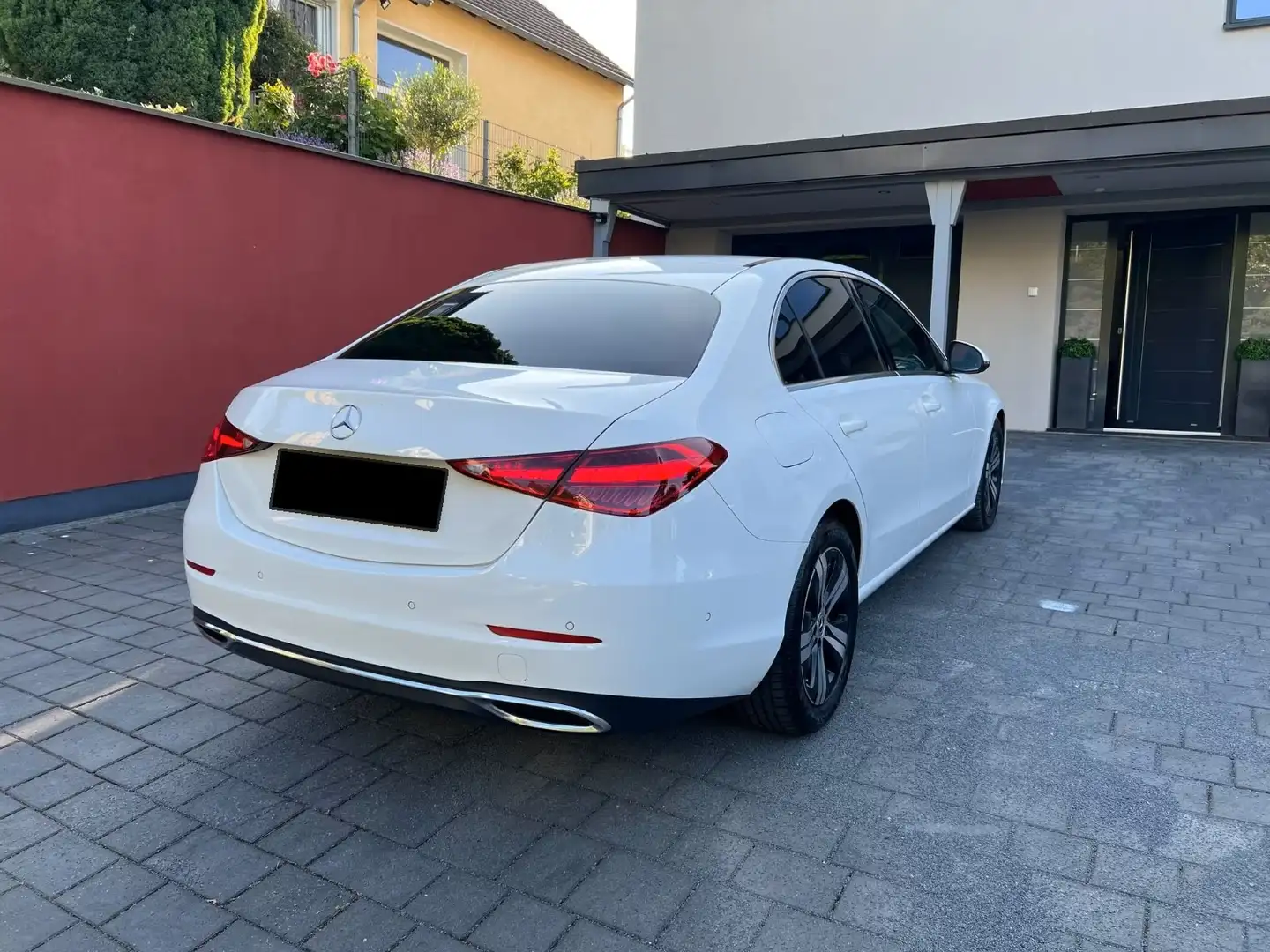 Mercedes-Benz C 220 C 220 d 9G-TRONIC AMG Line Blanc - 1