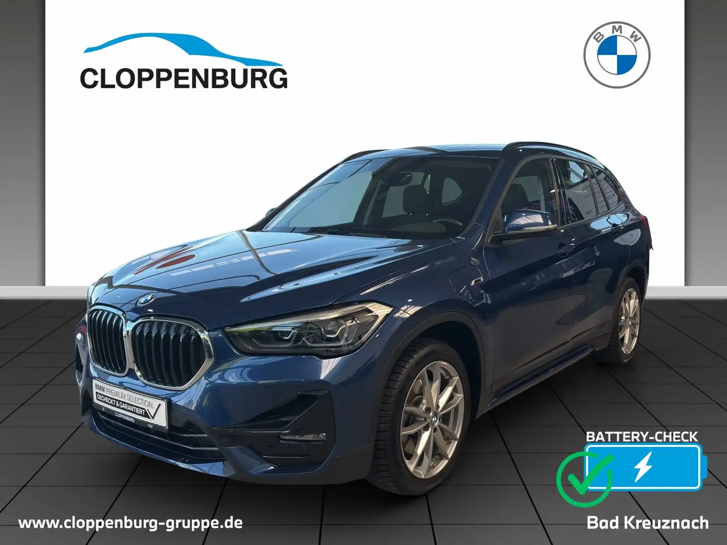 BMW X1 xDrive25e Sport Line Navi+SHZ+HiFi+scheckh. Blau - 1