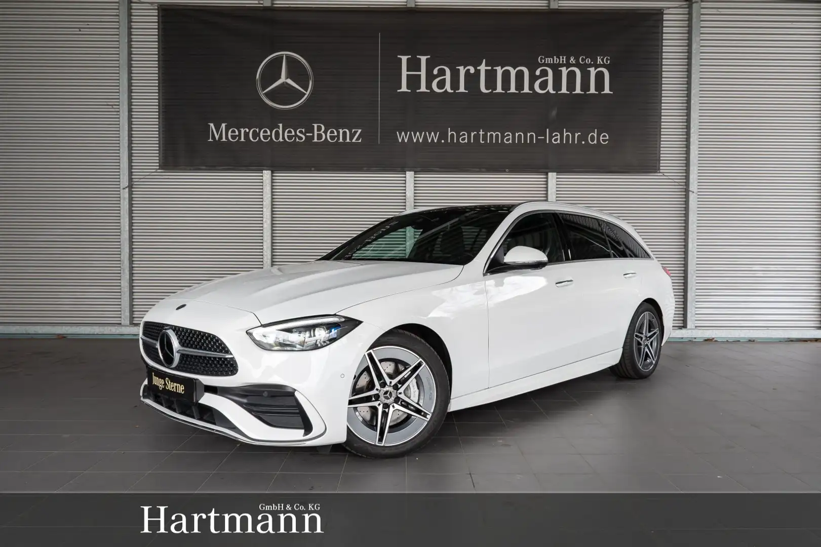 Mercedes-Benz C 300 C 300 d T AMG Premium Plus Fahrassistenz HUD AHK Weiß - 1