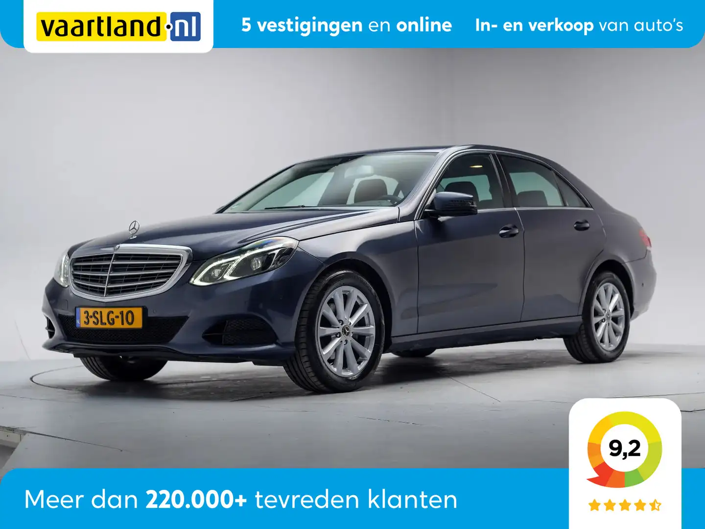 Mercedes-Benz E 200 E200 Ambition [ Trekhaak Xenon Elektrisch Verstelb Blauw - 1