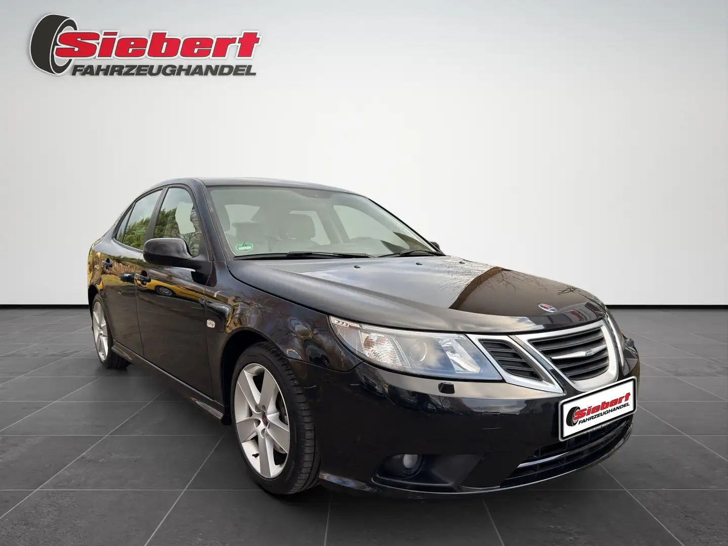Saab 9-3 9-3 Sport Diesel 1.9 TTiD Vector/LEDER/SHZ/1.HAND Schwarz - 1