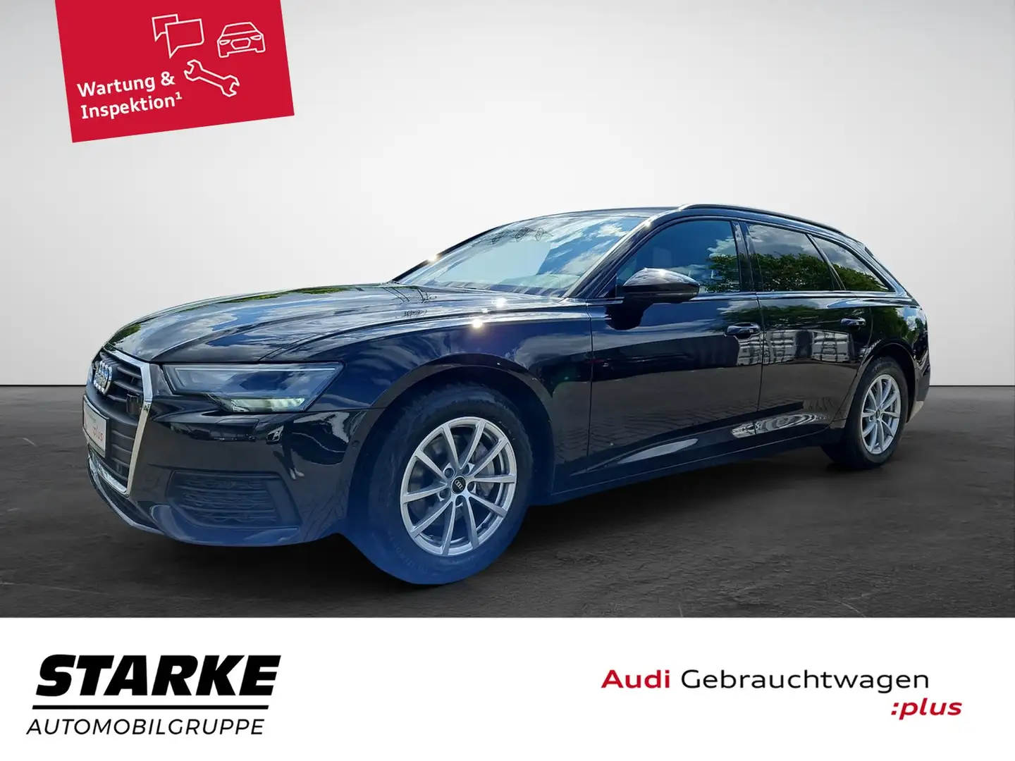 Audi A6 Avant 40 TDI S tronic NaviPlus AHK LED TopView ... Fekete - 2