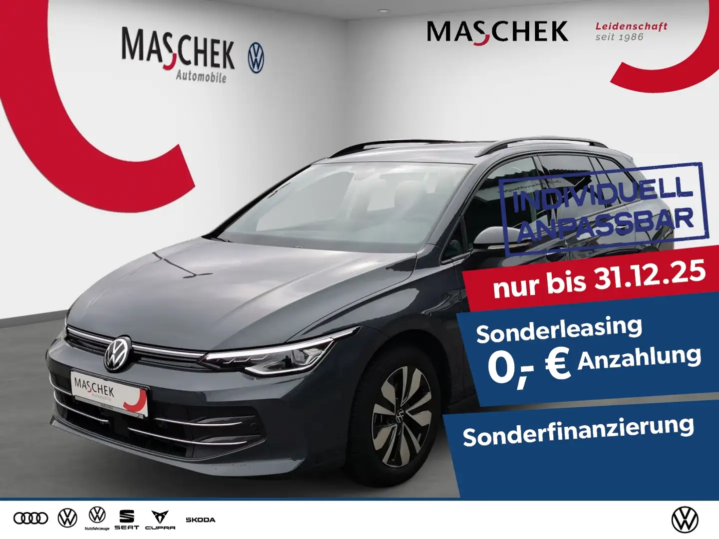 Volkswagen Golf Variant Goal 1.5 TSI AHK Navi PDC Sitzh. GTA Gri - 1