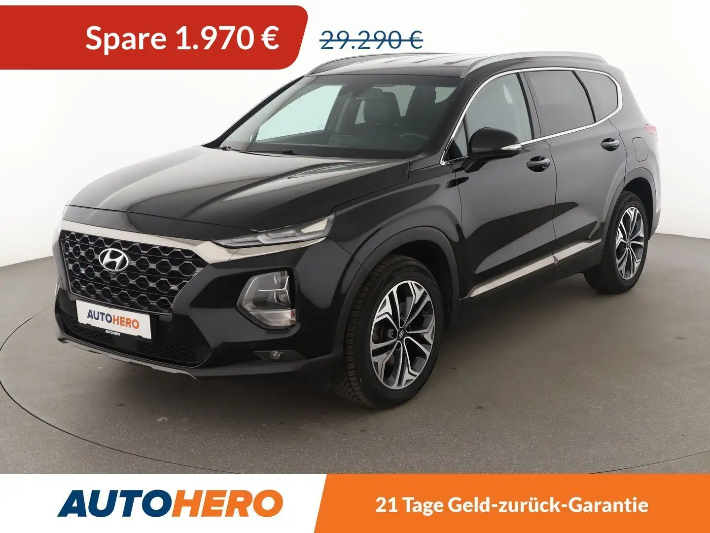 Hyundai SANTA FE 2.2 CRDi Premium 4WD Aut.*NAVI*LED*360CAM*SHZ*LHZ* Noir - 1