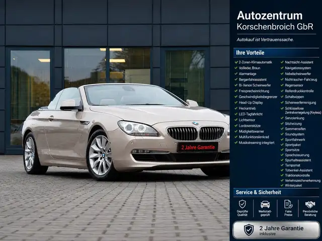 BMW 650 i Cabrio MIT 3 JAHREN GARANTIE !!!