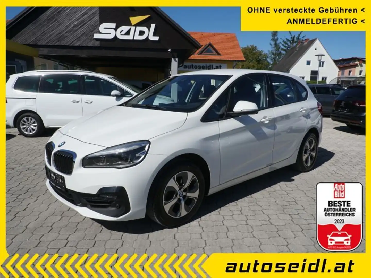 BMW 216 d Active Tourer Aut. *SPORTLINE* Weiß - 1