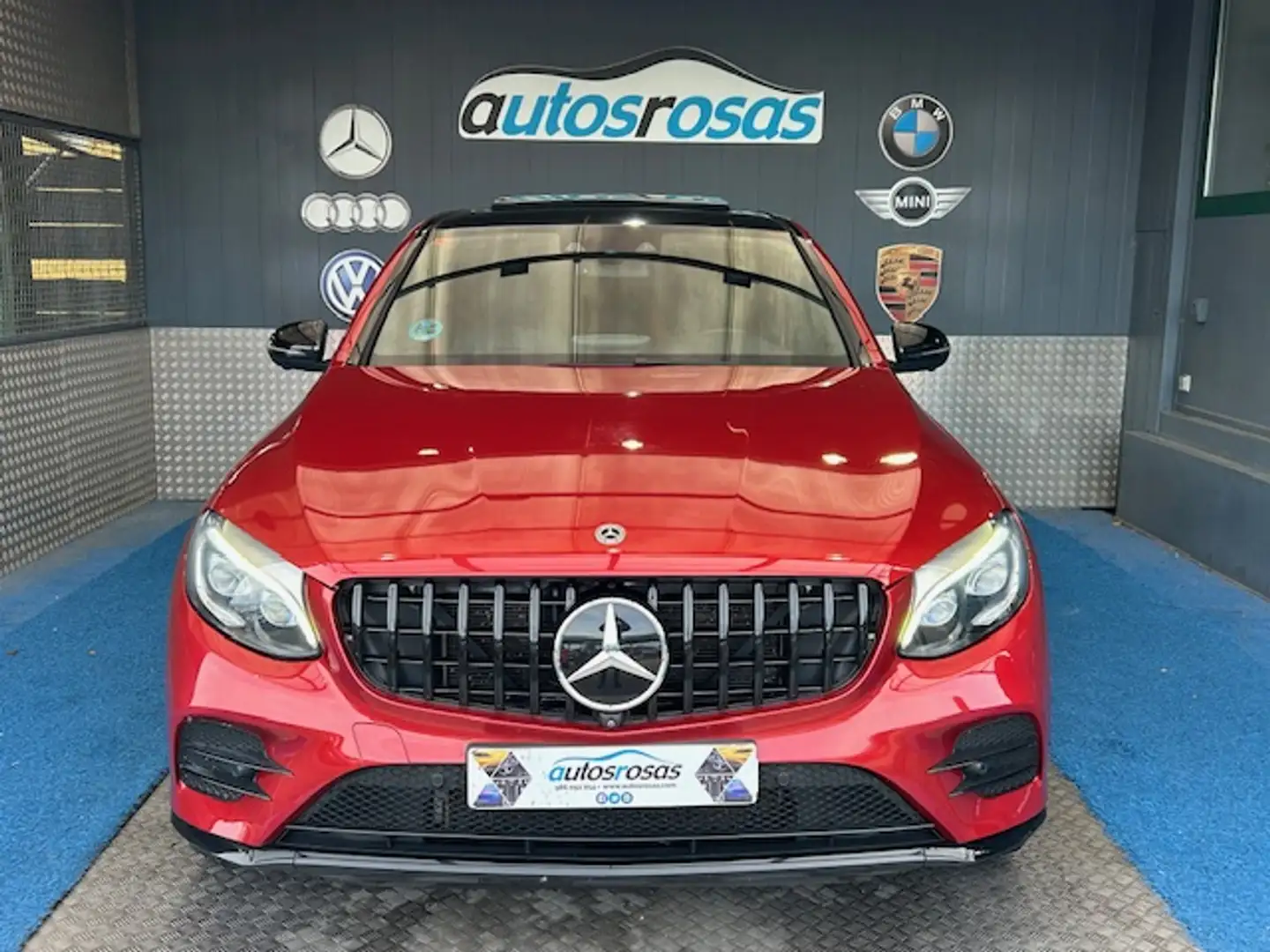 Mercedes-Benz GLC 43 AMG Coupé 4Matic Aut. Rojo - 2