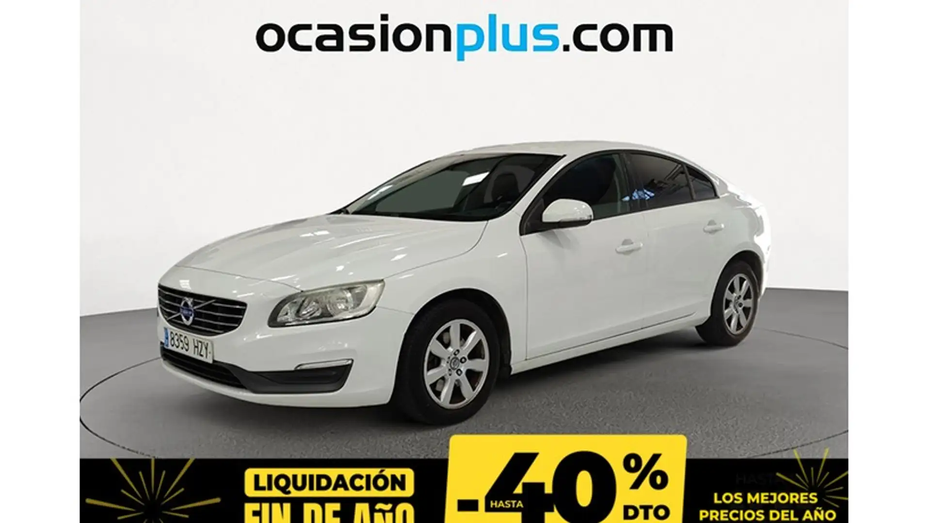 Volvo S60 D2 Kinetic Blanc - 1