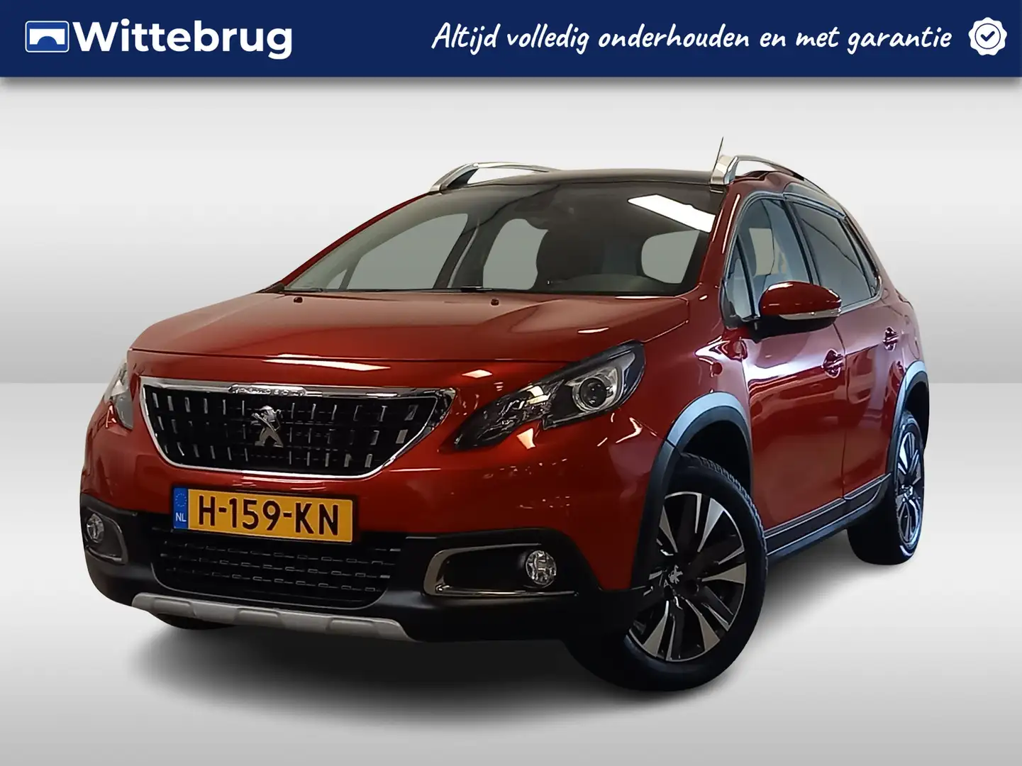 Peugeot 2008 1.2 PureTech Allure Automaat | Trekhaak | Panorama Rood - 1