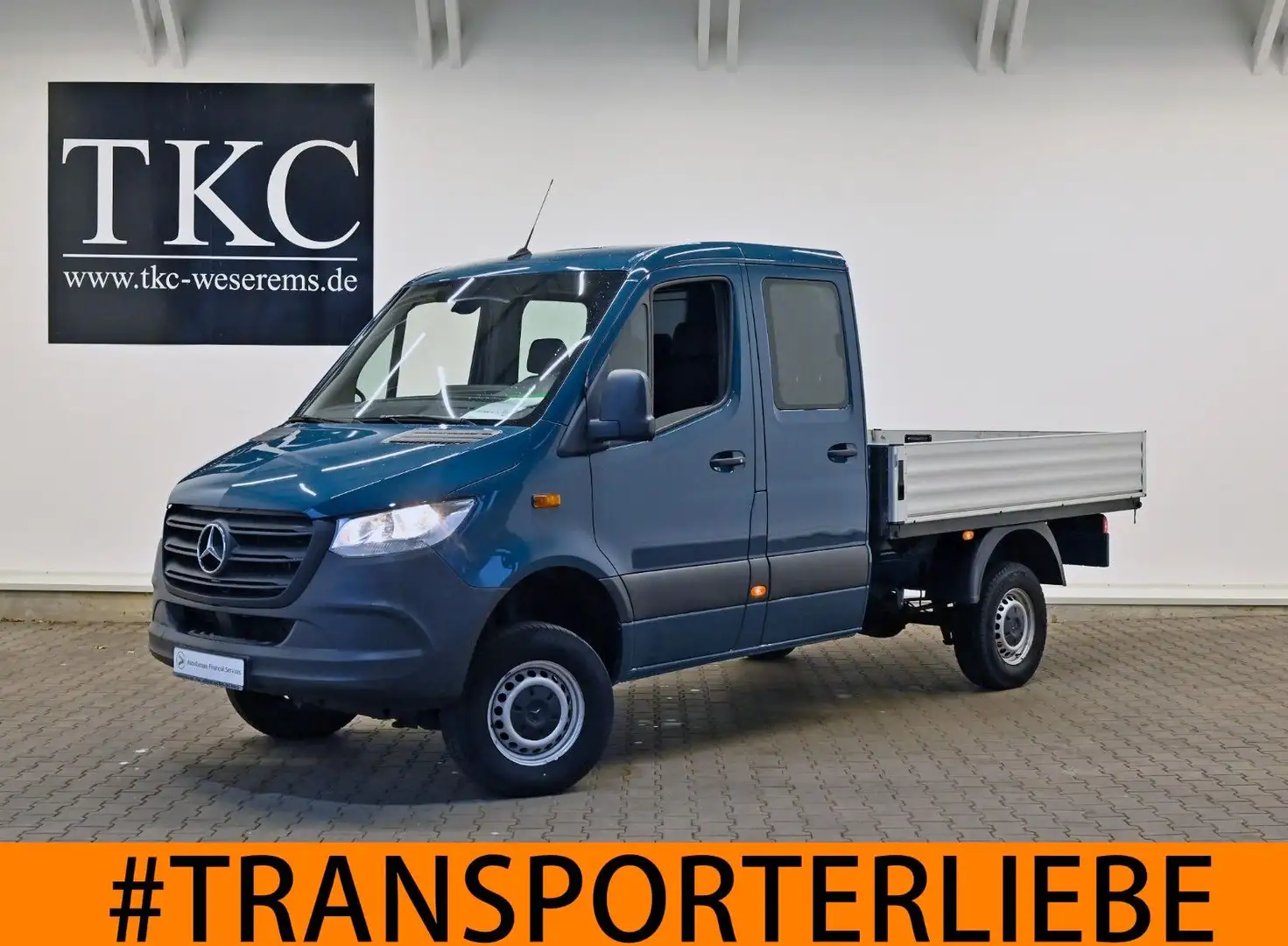 Mercedes-Benz Sprinter 314 CDI L2 ALLRAD 4x4 Doka Pritsche Vert - 2