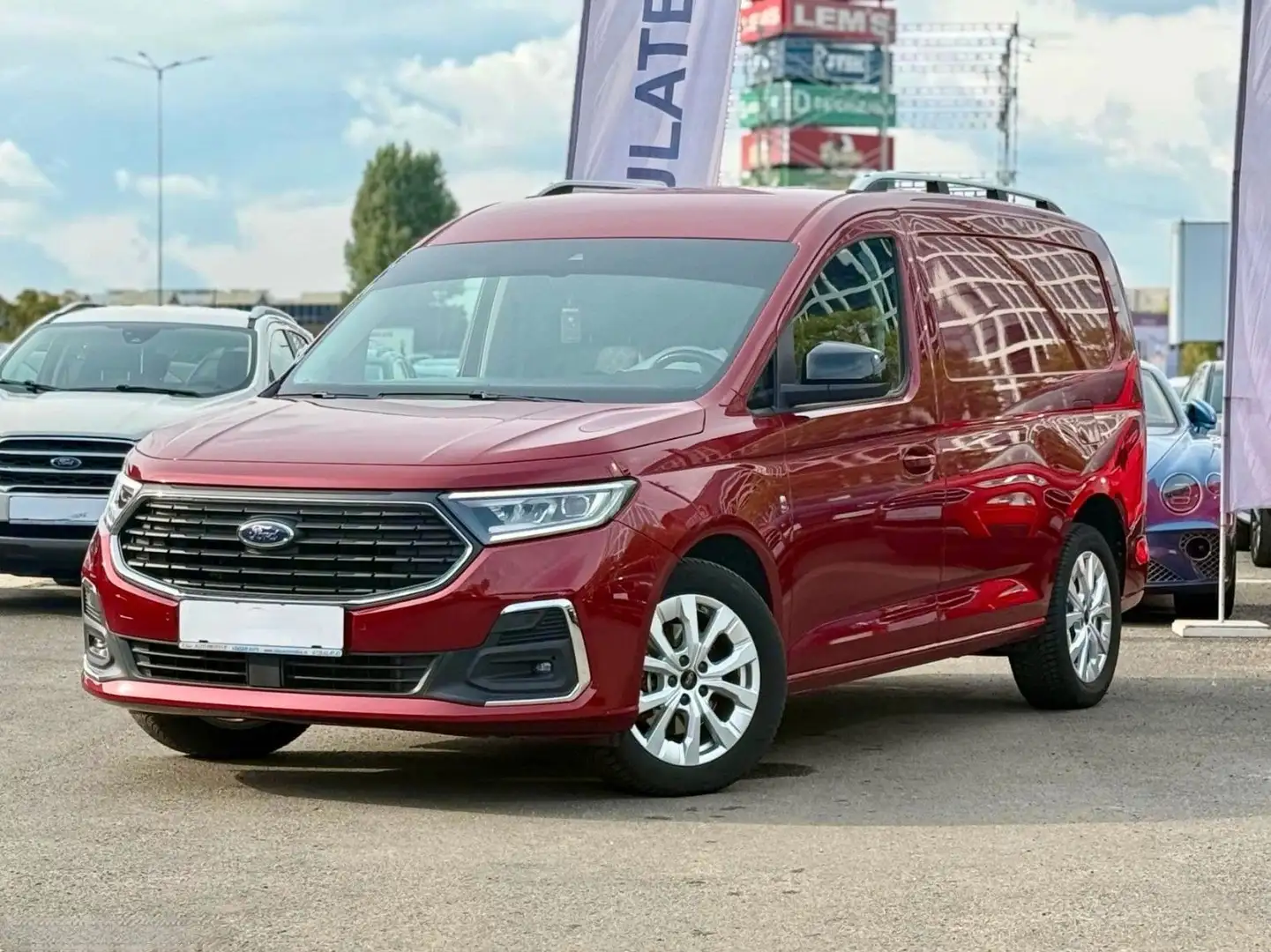 Ford Transit Connect Limited L2 Kasten Rot - 1