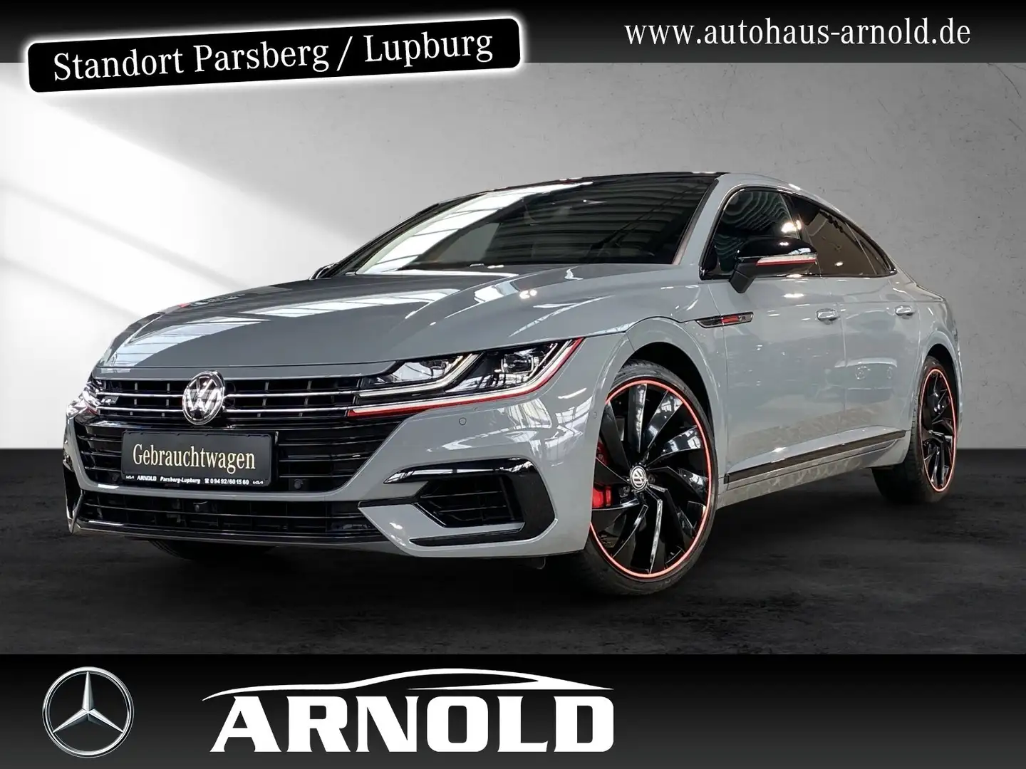 Volkswagen Arteon Arteon 2.0 TSI R-Line Edition 4Mo AHK HUD Standh Grau - 1