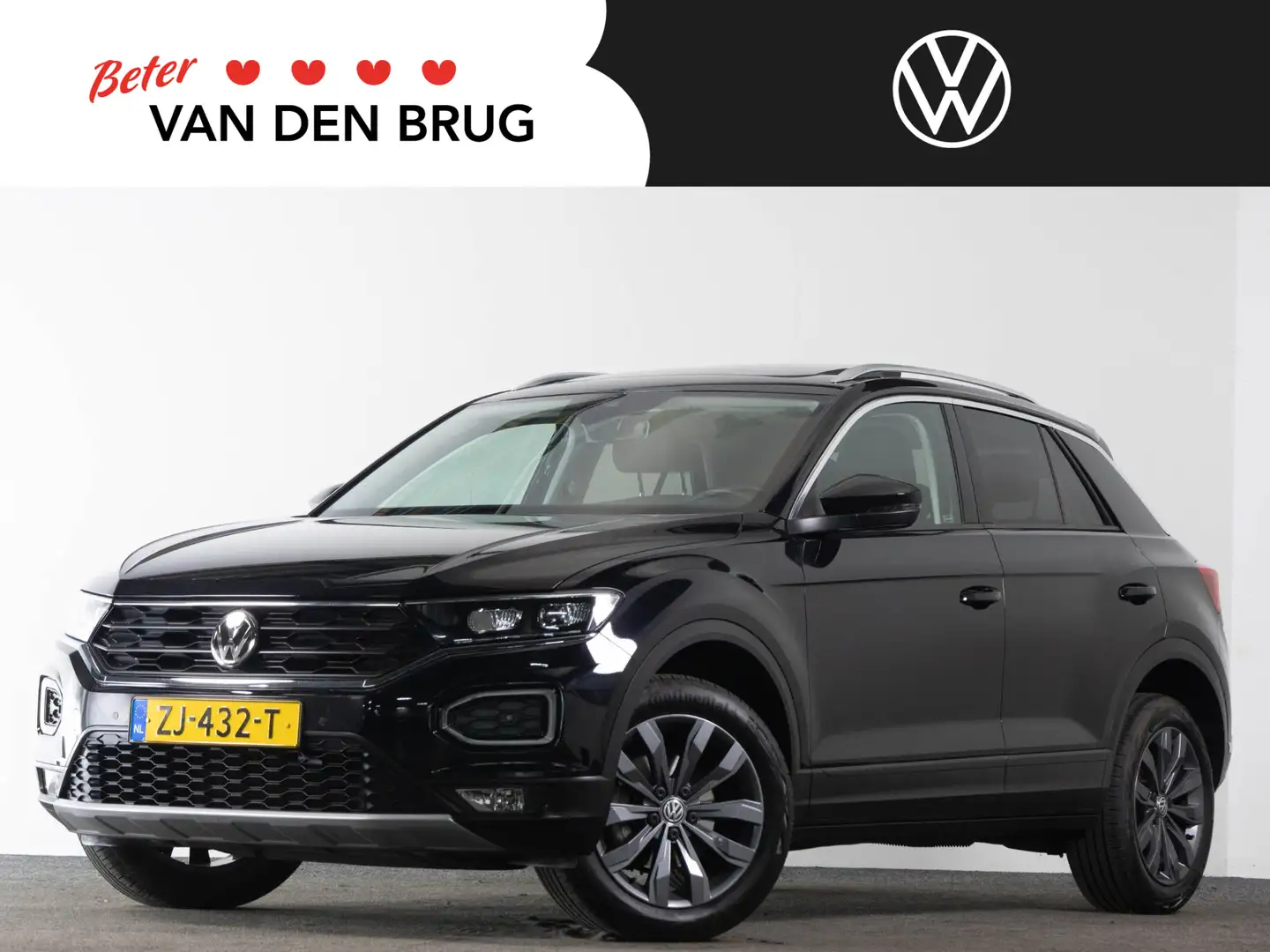 Volkswagen T-Roc 1.0 TSI 115 pk Style | LED | Panoramadak | Navigat Zwart - 1