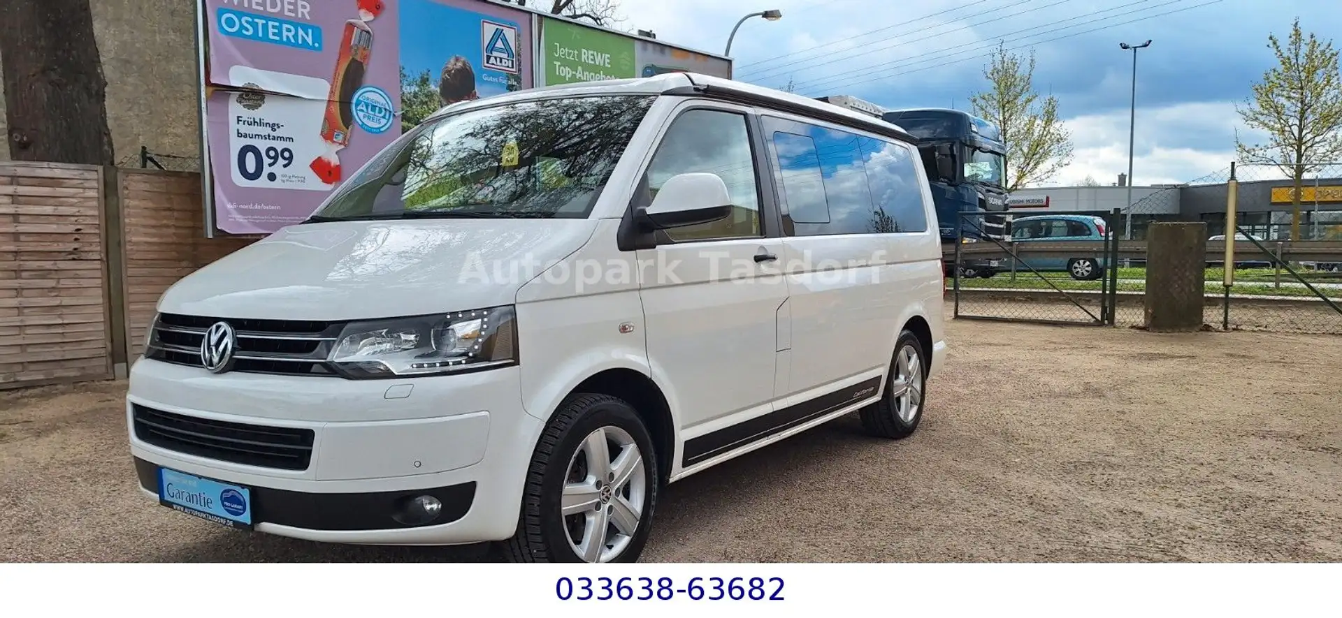 Volkswagen T5 Transporter T5 Bus California Beach Aufstelldach/Tüv NEU Weiß - 1