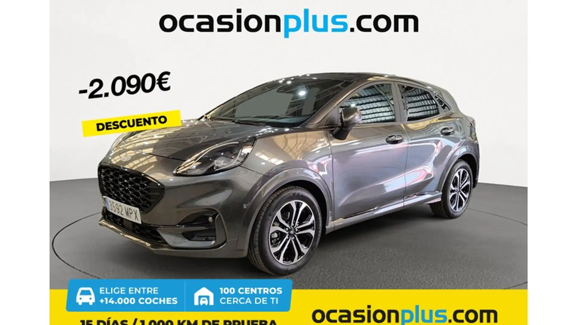 Ford Puma 1.0 EcoBoost MHEV ST-Line Design 125 Gris - 1