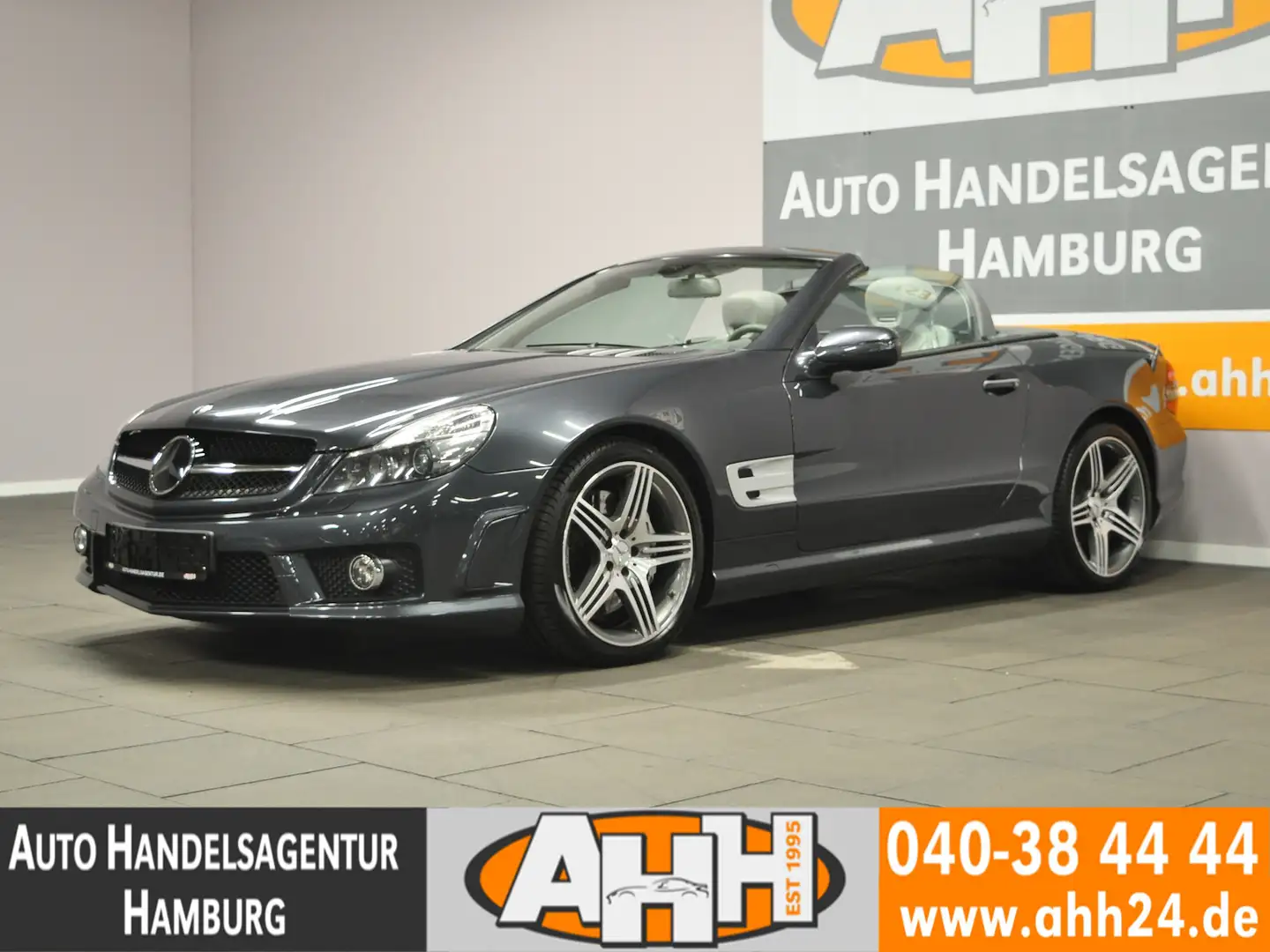 Mercedes-Benz SL 63 AMG R230 V8 AIRSCARF|ABC|BIXENON|MEMORY|TV Grau - 2