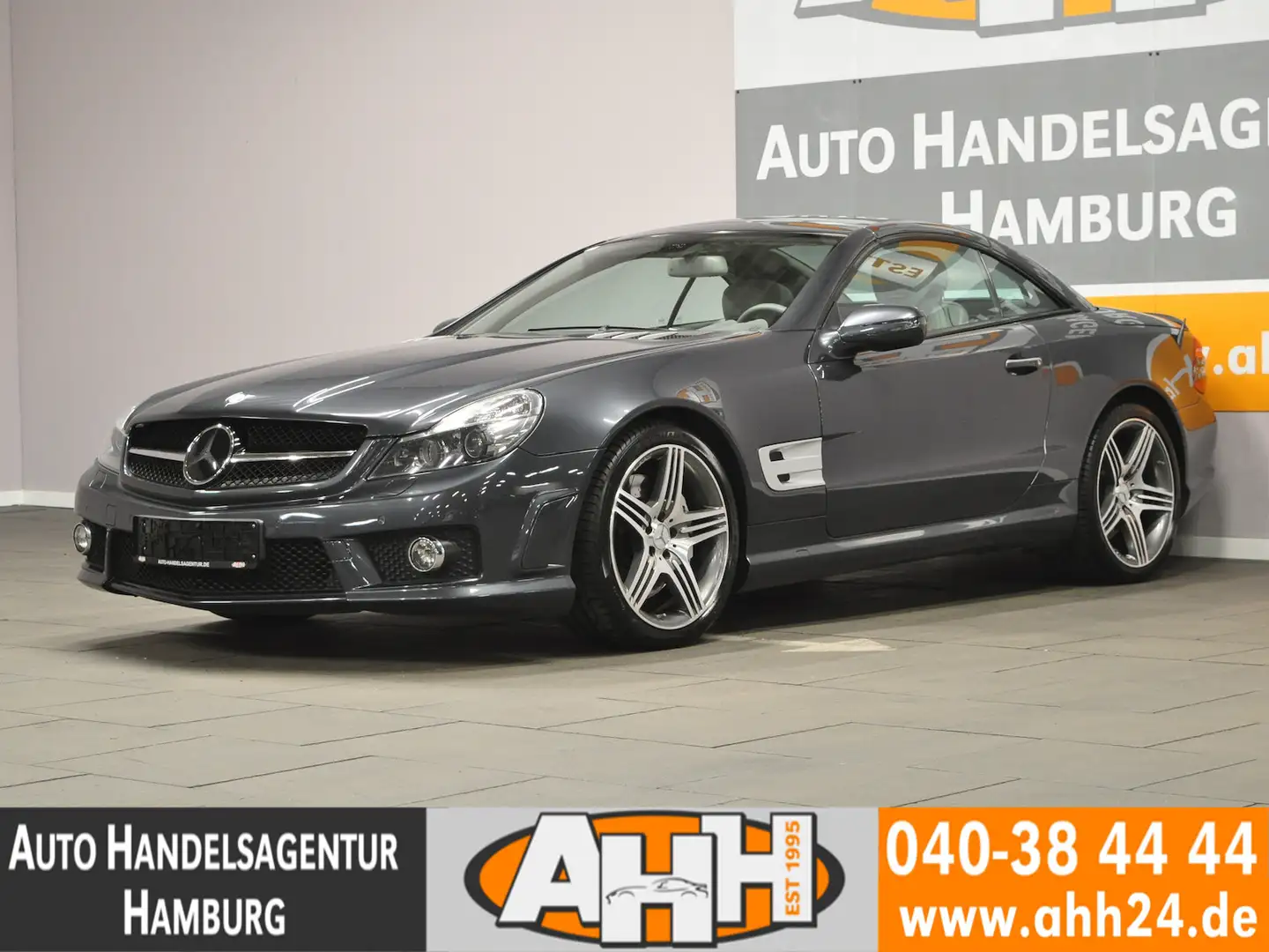 Mercedes-Benz SL 63 AMG R230 V8 AIRSCARF|ABC|BIXENON|MEMORY|TV Grau - 1