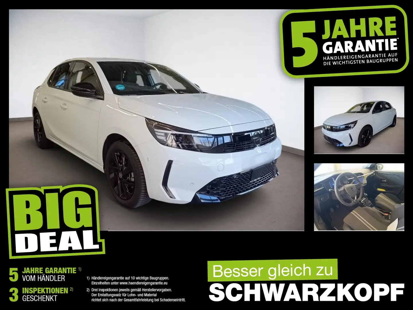 Opel Corsa F 1.2T Rückfahrkamera,Sitzheizung,Parkpilot Weiß - 1