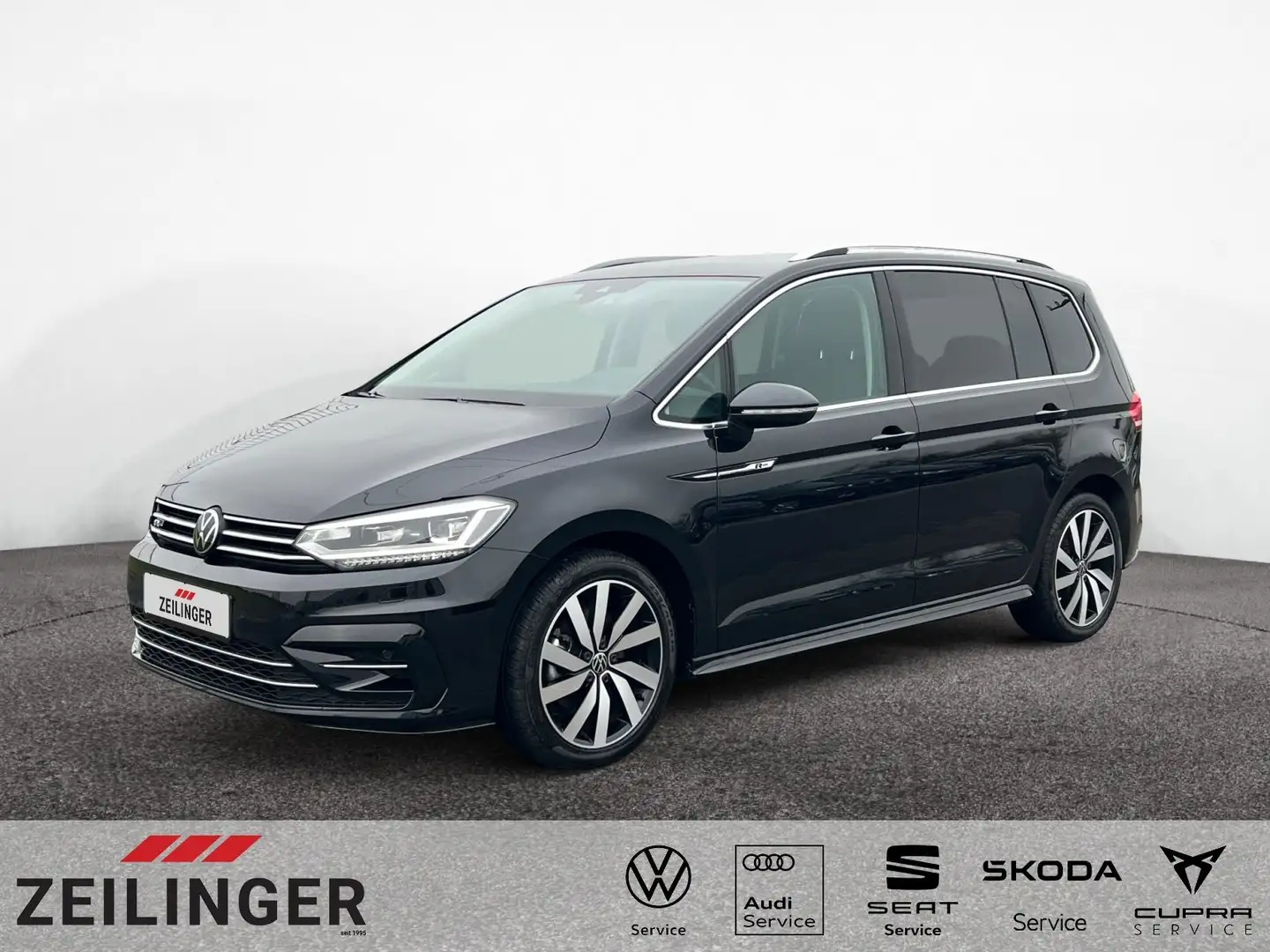 Volkswagen Touran Highline TSI DSG|R-Line|AHK|el.HECK|7SITZ Schwarz - 1