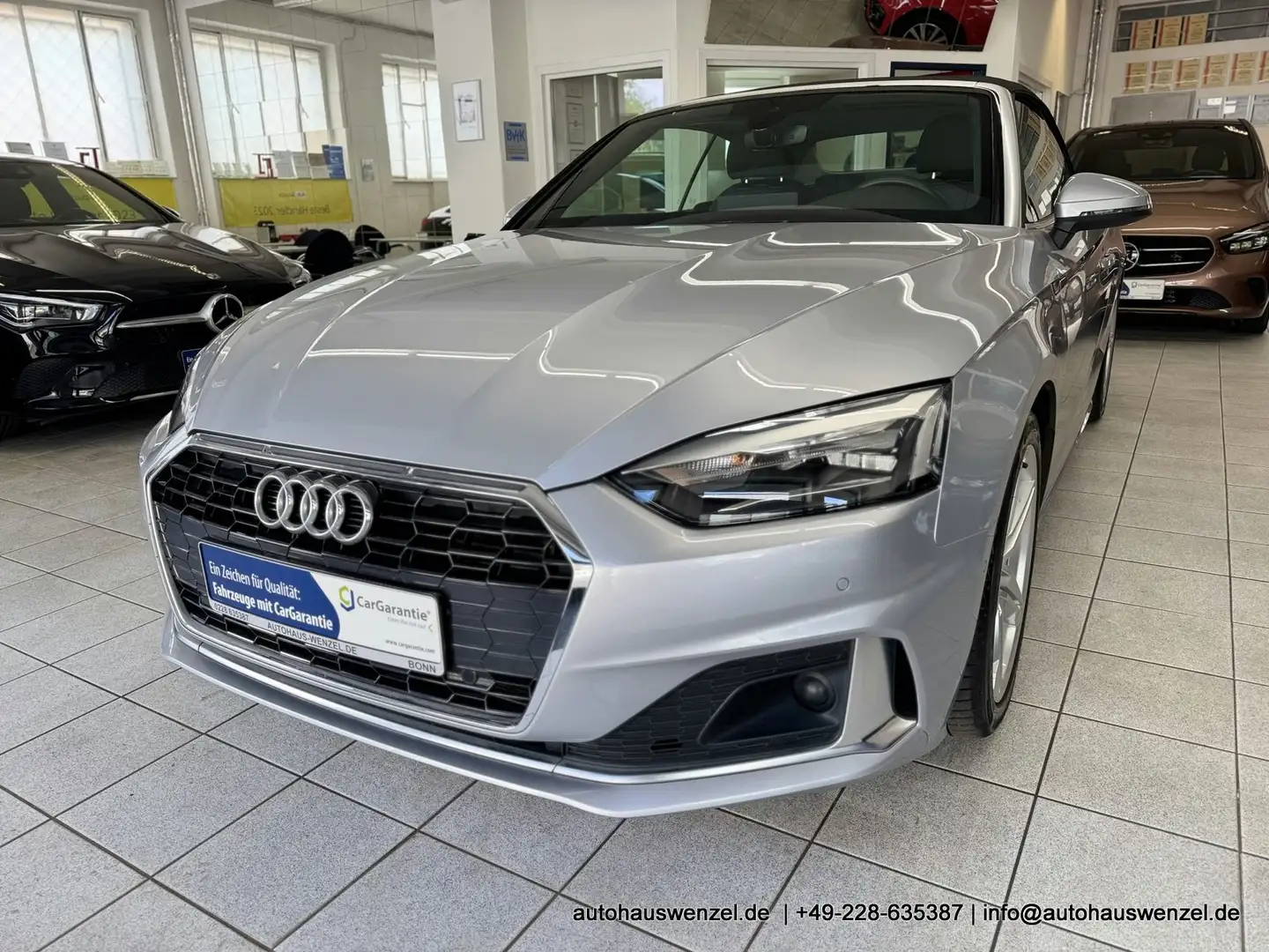 Audi A5 Cabrio 35 TDI Aut. LEDER ACC LED KAMERA 18-ZOLL Gris - 2