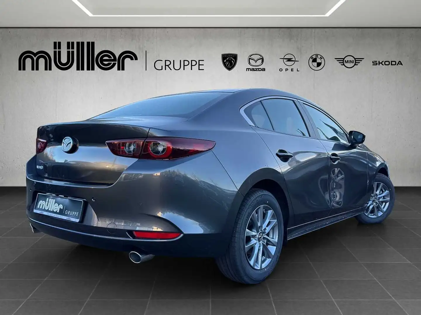 Mazda 3 G 140 PS 6MT FWD Prime Grau - 2