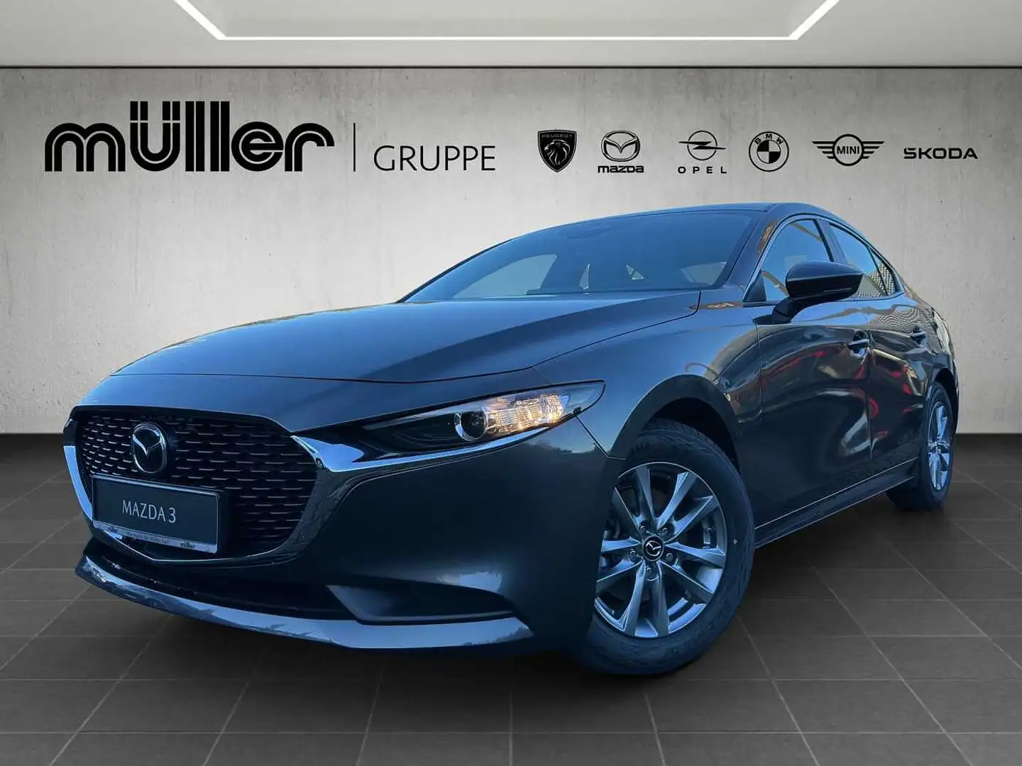 Mazda 3 G 140 PS 6MT FWD Prime Grau - 1
