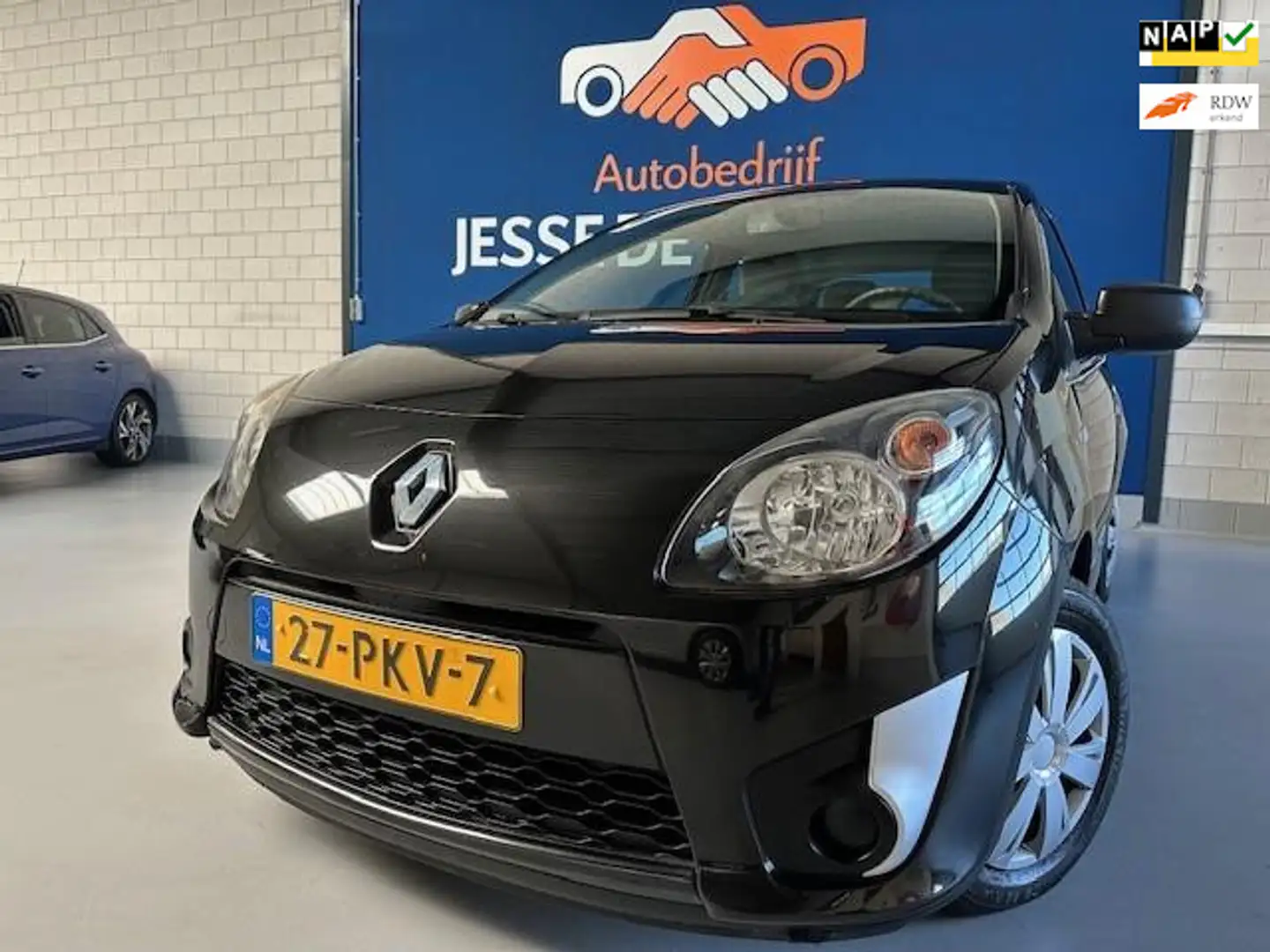 Renault Twingo 1.2-16V Authentique,bj.2011,kleur:zwart,NAP met 16 Negro - 1