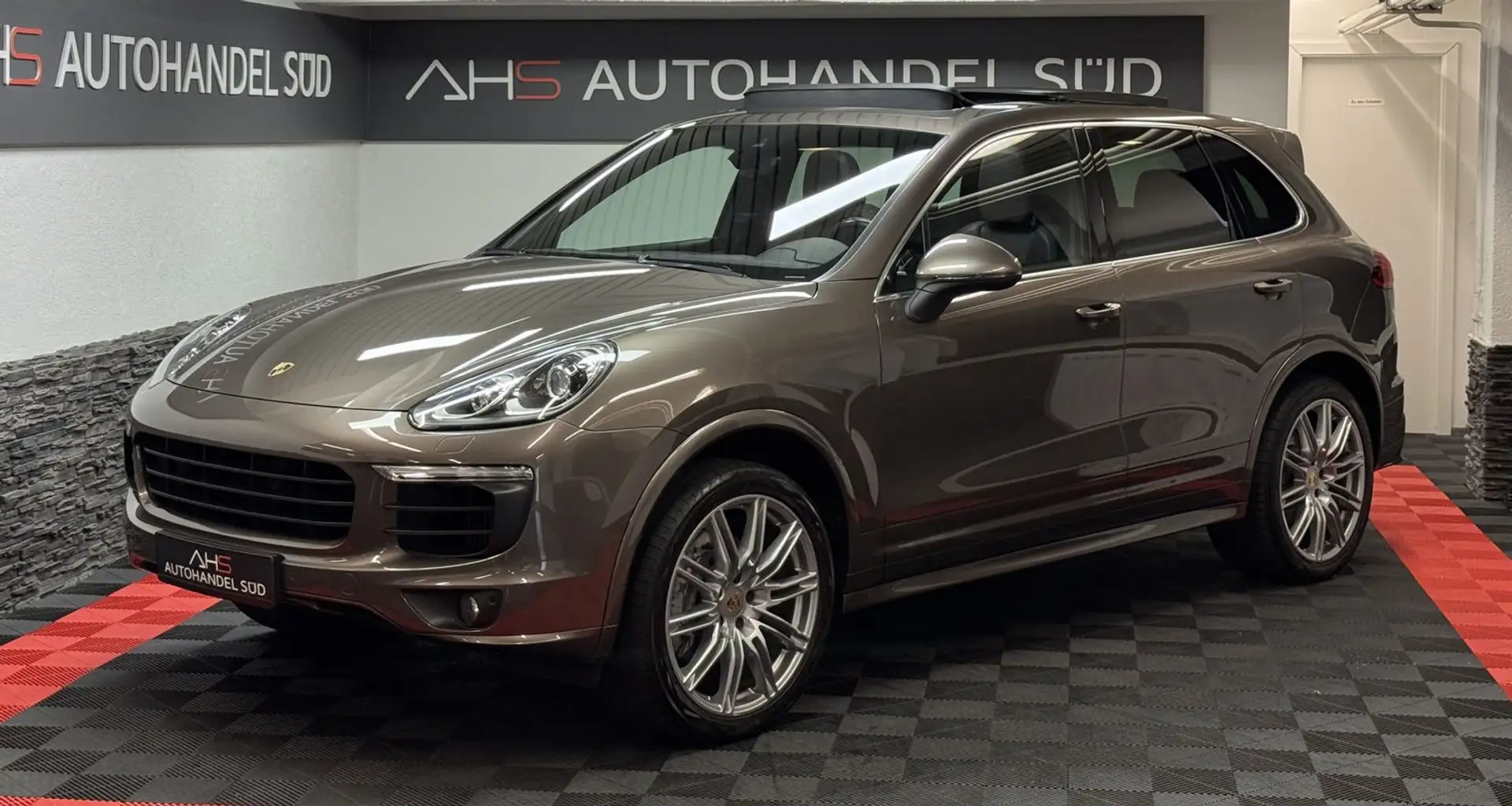 Porsche Cayenne Sport Design*PANORAMA*LUFT*STHZG* Bruin - 1
