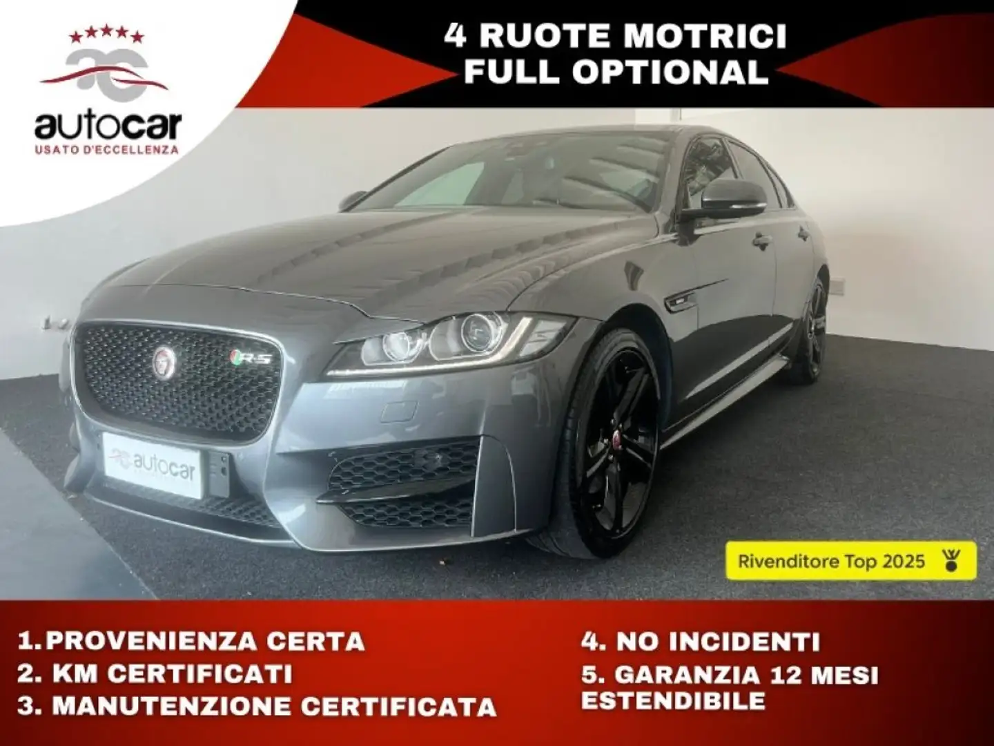 Jaguar XF 2.0 D 240 CV AWD aut. R-Sport Grigio - 1