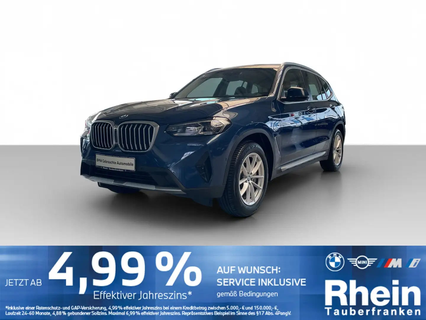 BMW X3 xDrive30e Blau - 1