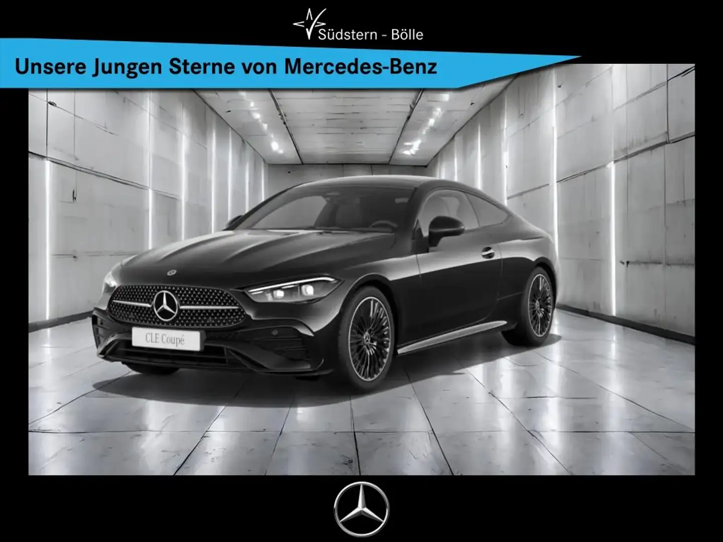 Mercedes-Benz CLE 300 4M Coupé AMG+NIGHT+PANO+DIGIT-LIGHT+RFK Noir - 1