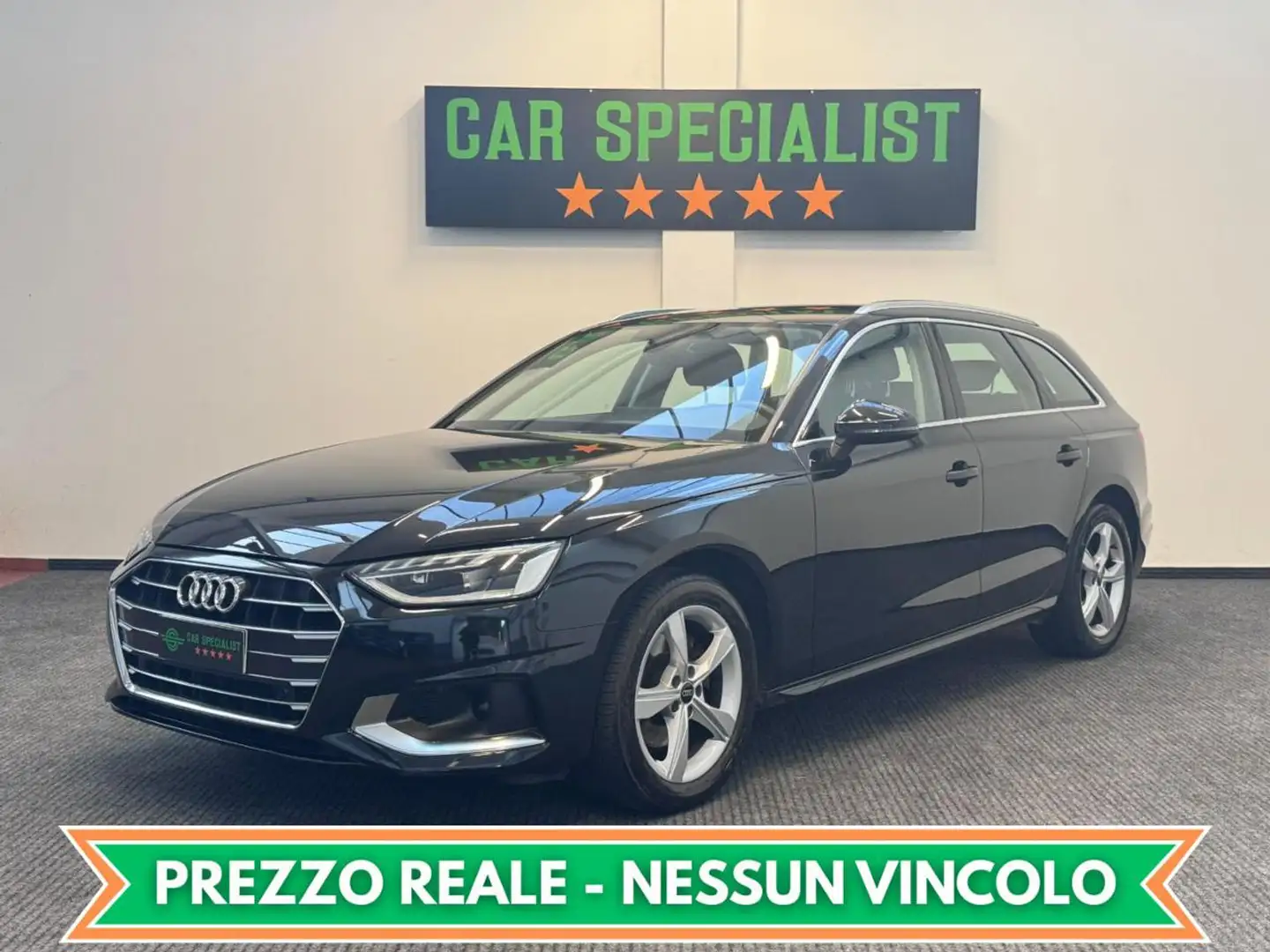 Audi A4 Avant 35 TDI/163 CV Stronic NAVI|PADDLE|CARPLAY Zwart - 1