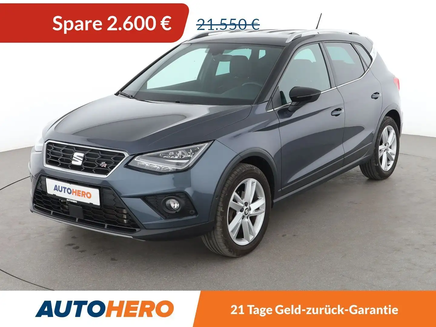 SEAT Arona 1.5 TSI ACT FR Aut.*NAVI*CAM*LED*ACC*PDC*SHZ* Grau - 1