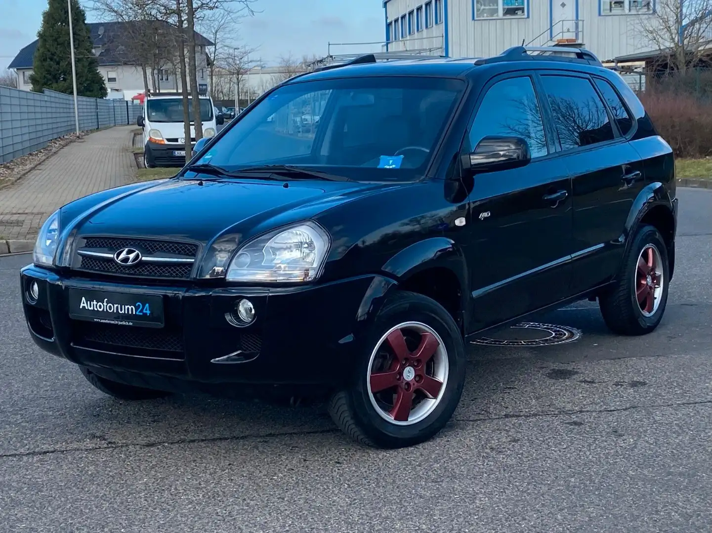 Hyundai TUCSON 2.0 CRDi VGT GLS*SHZ*Vollleder* Fekete - 1
