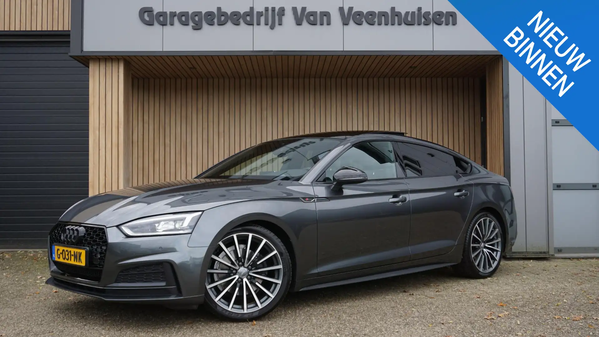 Audi A5 Sportback 2.0 TFSI 225pk 2x S-line Black edition P Gris - 1