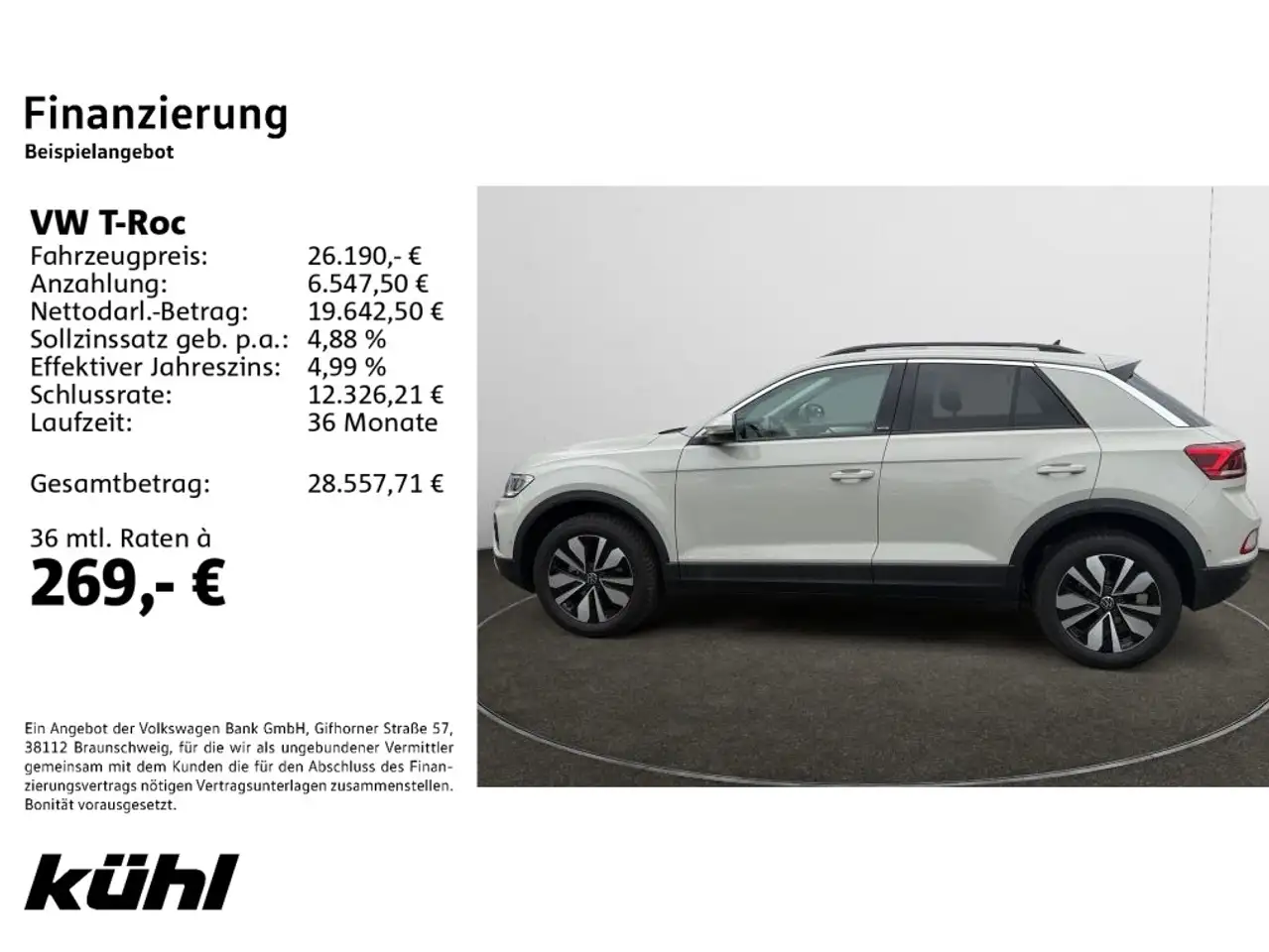 Volkswagen T-Roc 1.5 TSI DSG Move AHK,Kamera,LM17 2