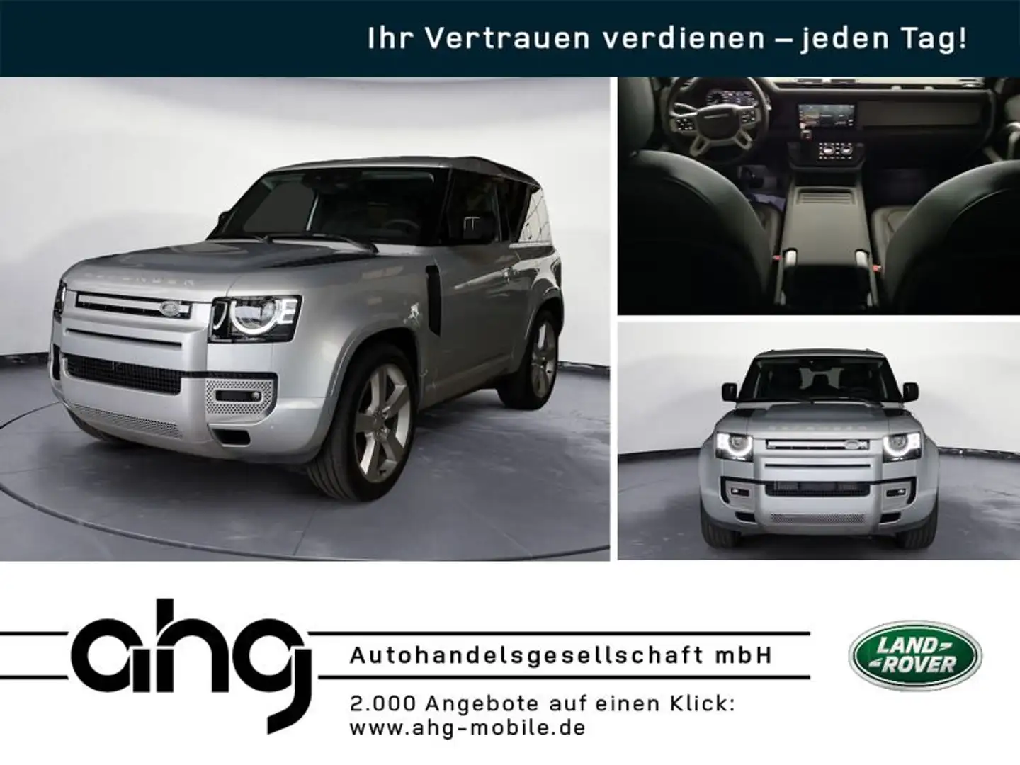 Land Rover Defender 90 D250 XS Edition Panoramadach Bluetoo Zilver - 1