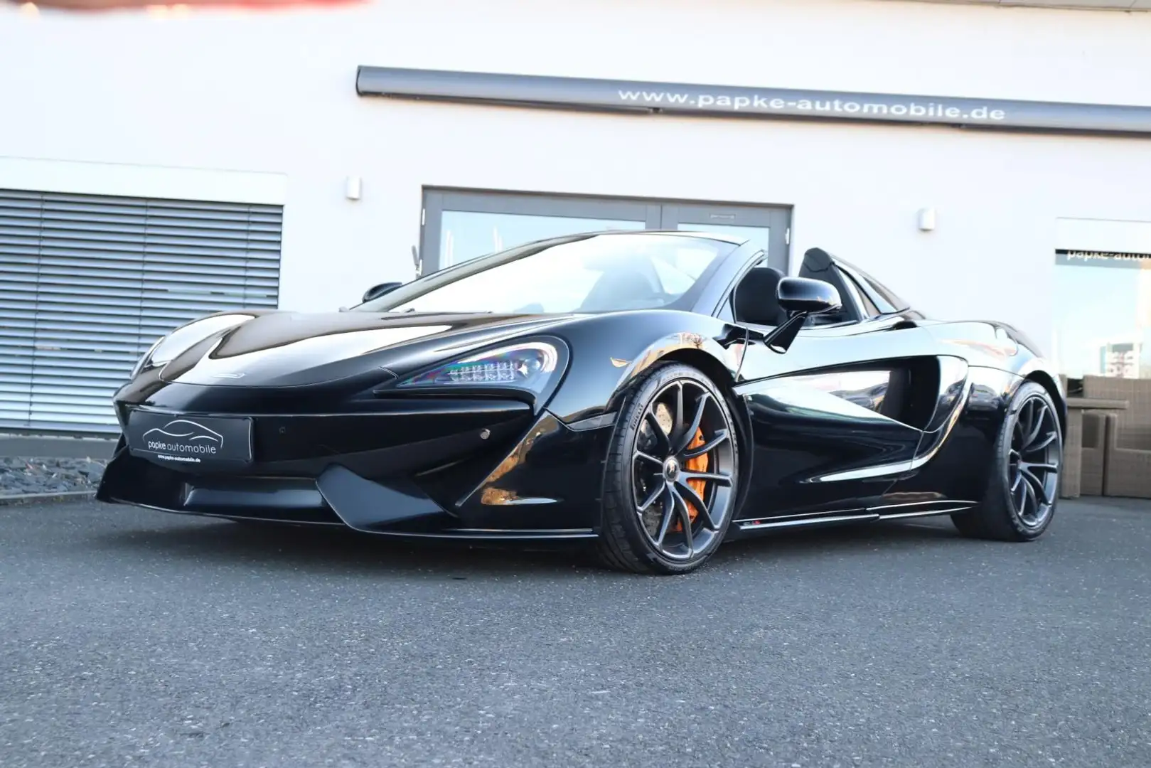 McLaren 570S Spider +LIFT+KAMERA+KERAMIK+VOLLLEDER+LED++ Negru - 2
