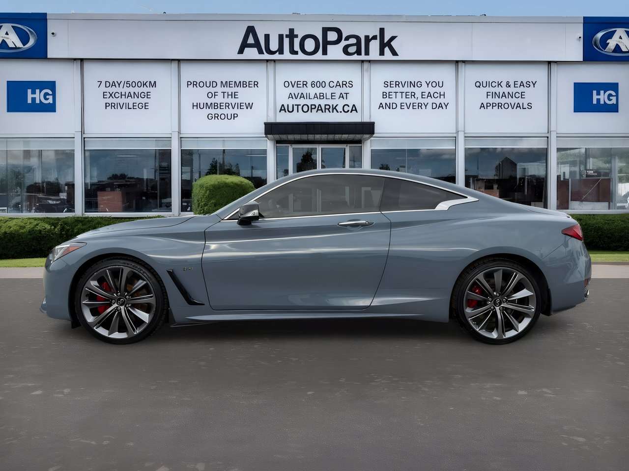 2021 Infiniti Q60 Red Sport 400 AWD Red Leather Seats | 360 Camera — снимка 1