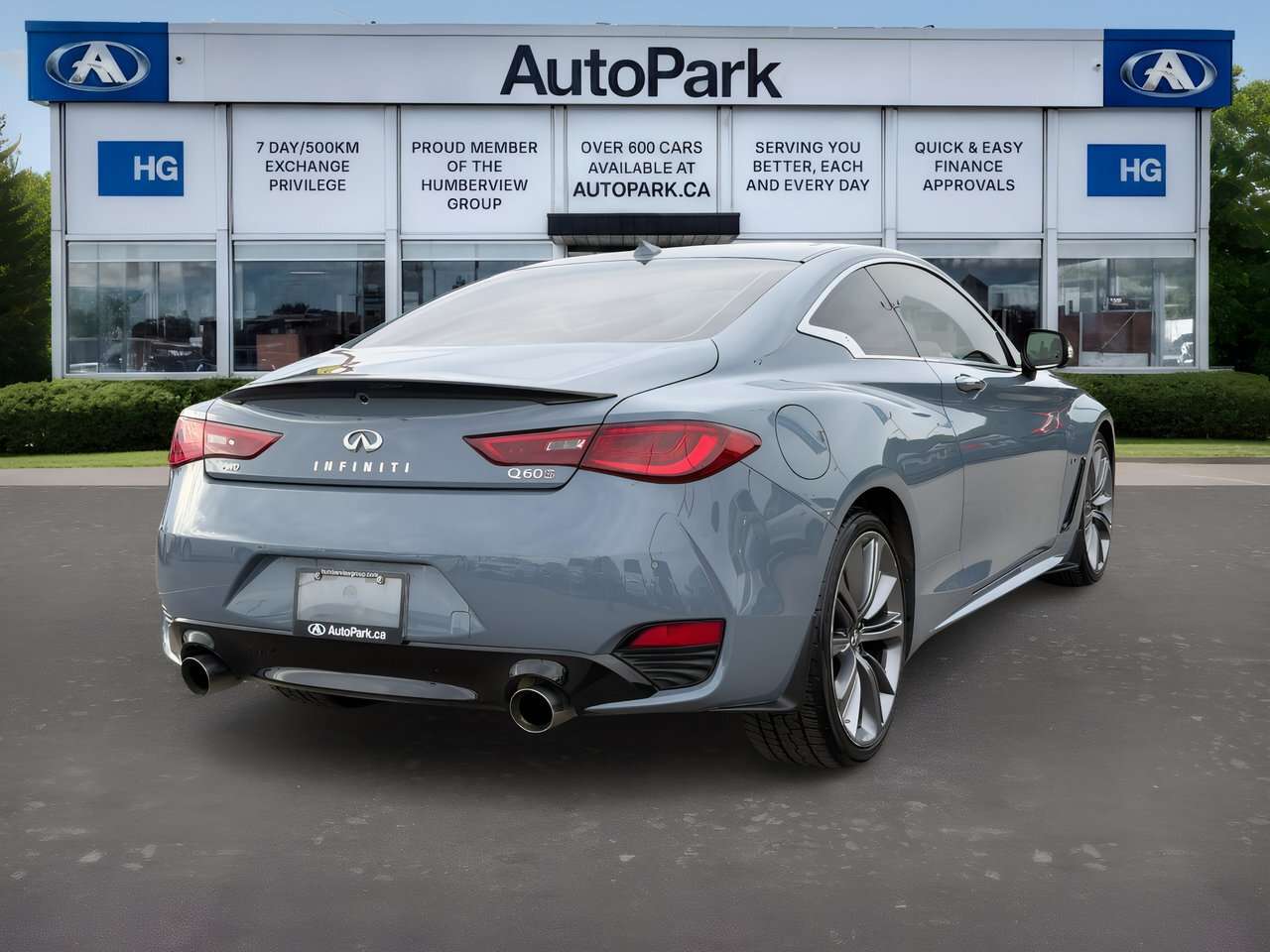 2021 Infiniti Q60 Red Sport 400 AWD Red Leather Seats | 360 Camera — снимка 1