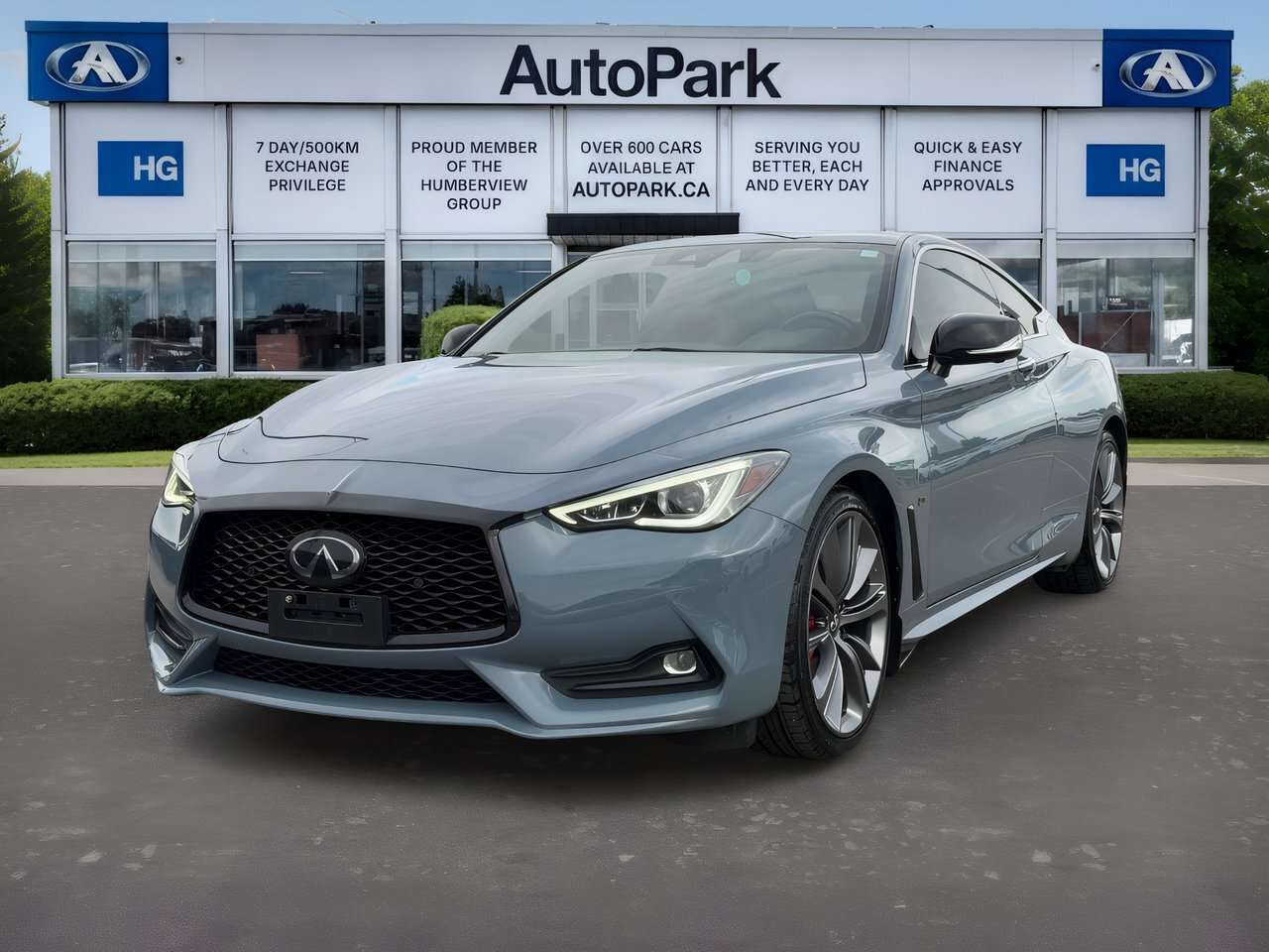 2021 Infiniti Q60 Red Sport 400 AWD Red Leather Seats | 360 Camera
