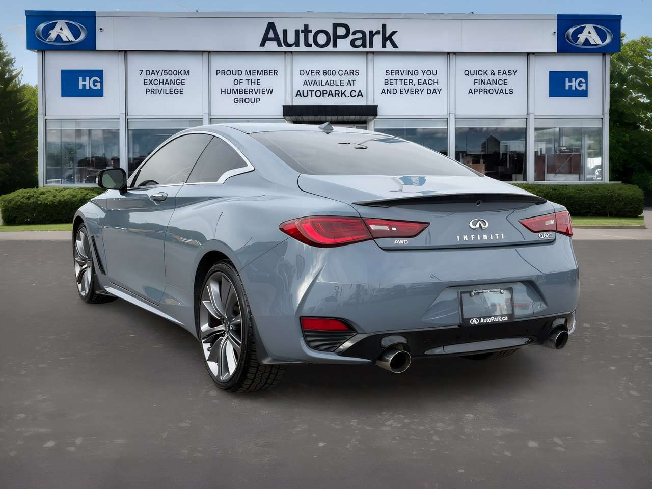 2021 Infiniti Q60 Red Sport 400 AWD Red Leather Seats | 360 Camera — снимка 1