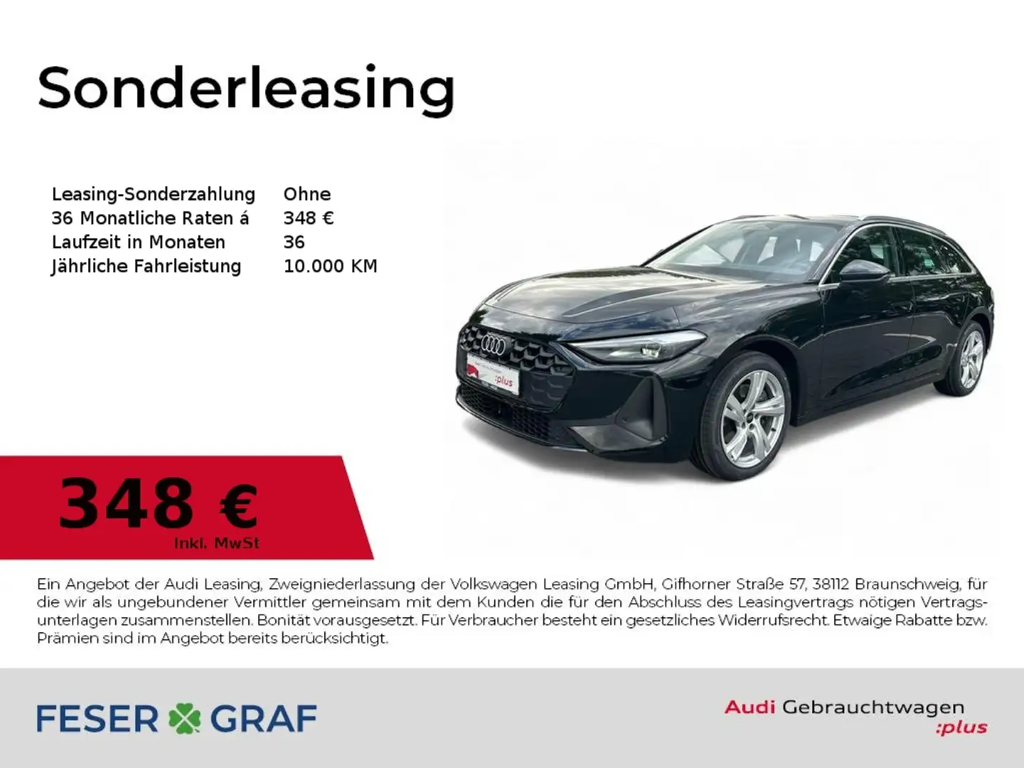 Audi A5 Avant TFSI Kamera/ACC/Navi/VC+/Parkassistent Schwarz - 1