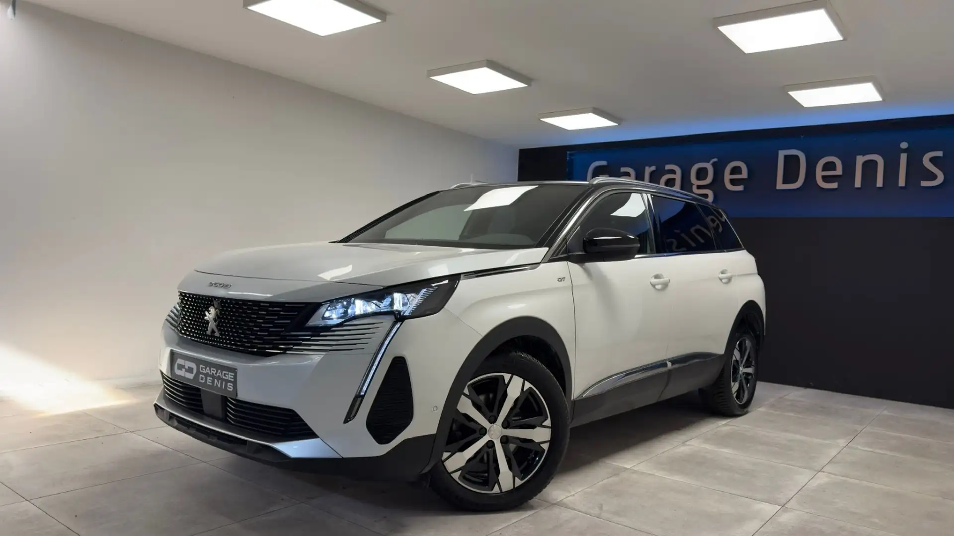 Peugeot 5008 1.2 PACK GT 7PLACES*BOITE-AUTO*GPS+CAMERA*LED*CUIR Wit - 1