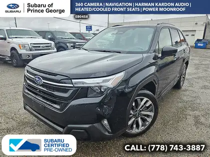 Black 2025 Subaru Forester Premier Crossover AWD SUV / Crossover Continuously Variable Transmission